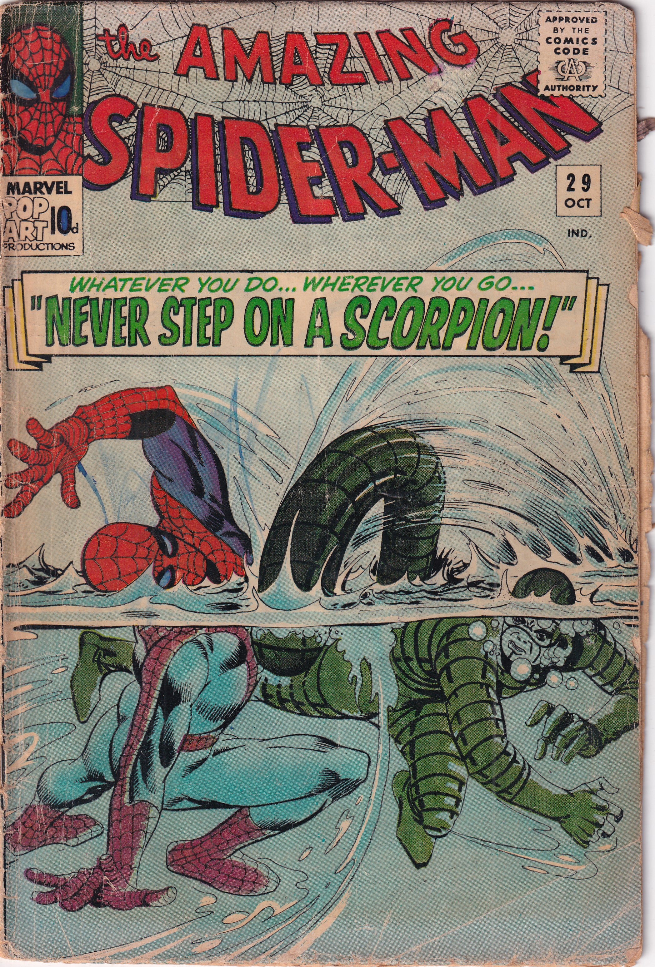 Amazing Spider-Man #29 Detached Cover