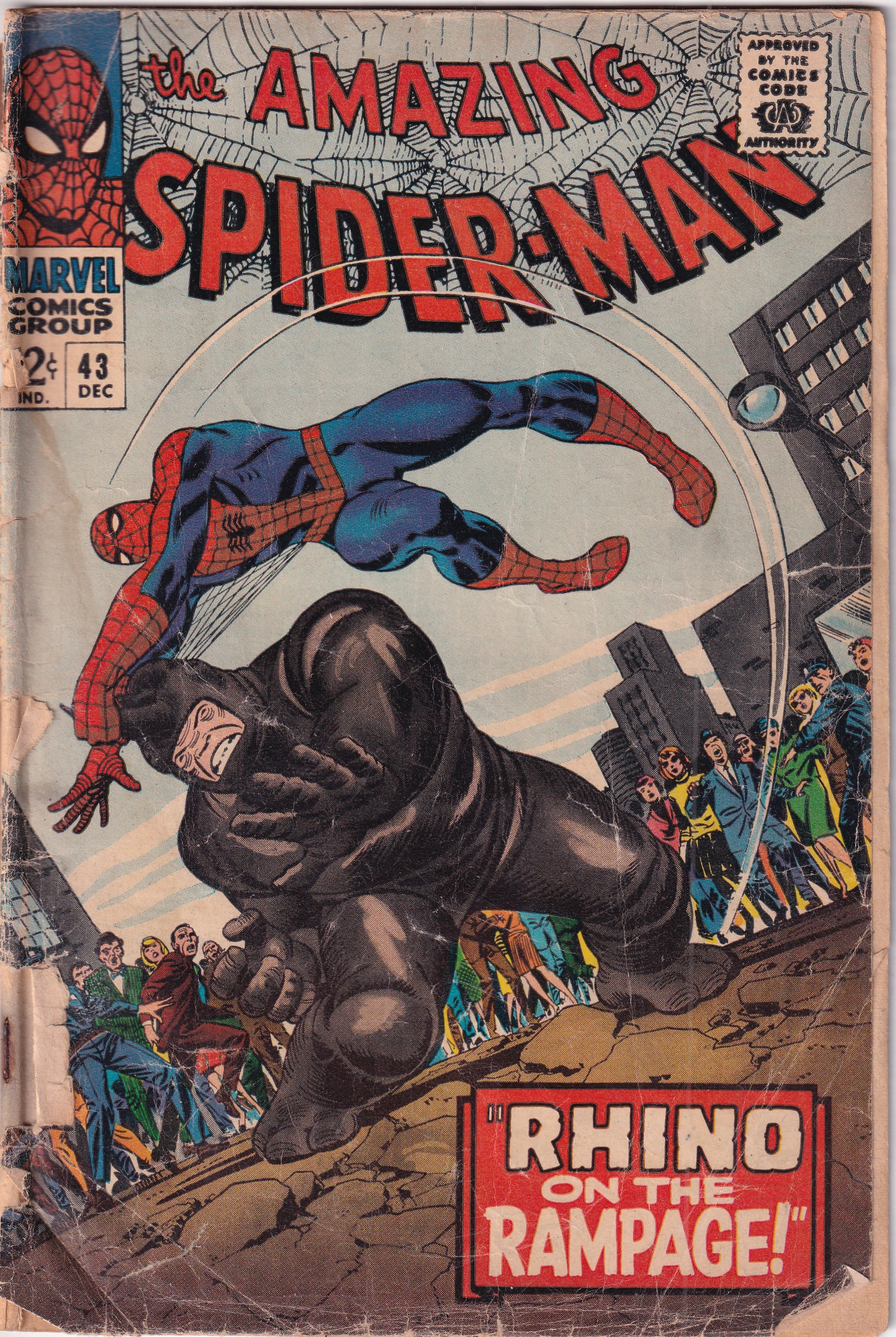 Amazing Spider-Man #43 Detached Cover