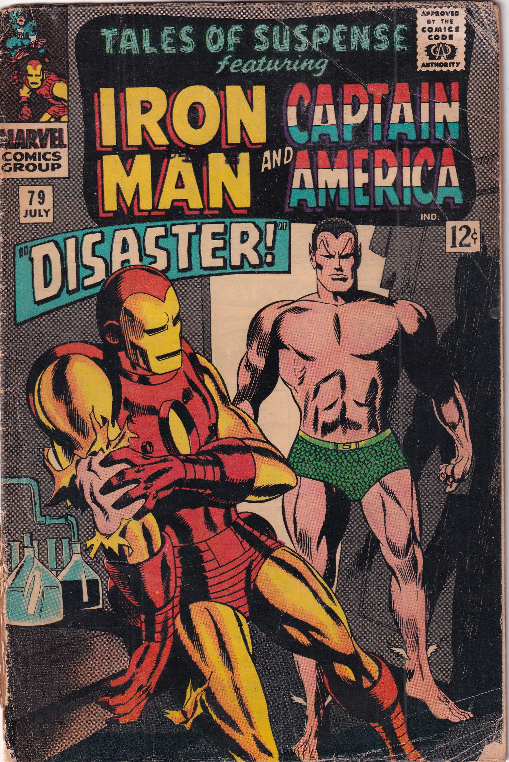 Tales of Suspense #79 Detached Cover