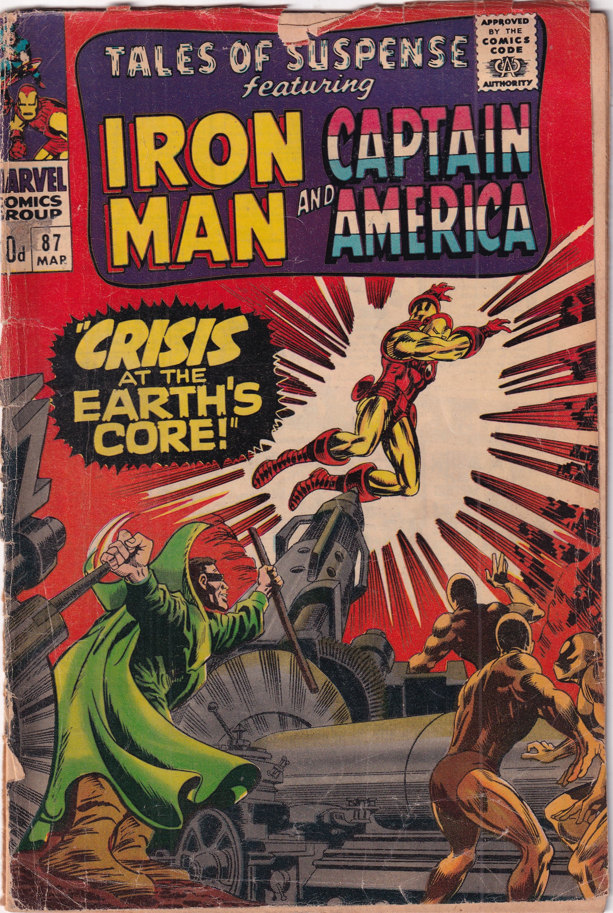 Tales of Suspense #87 Detached Cover