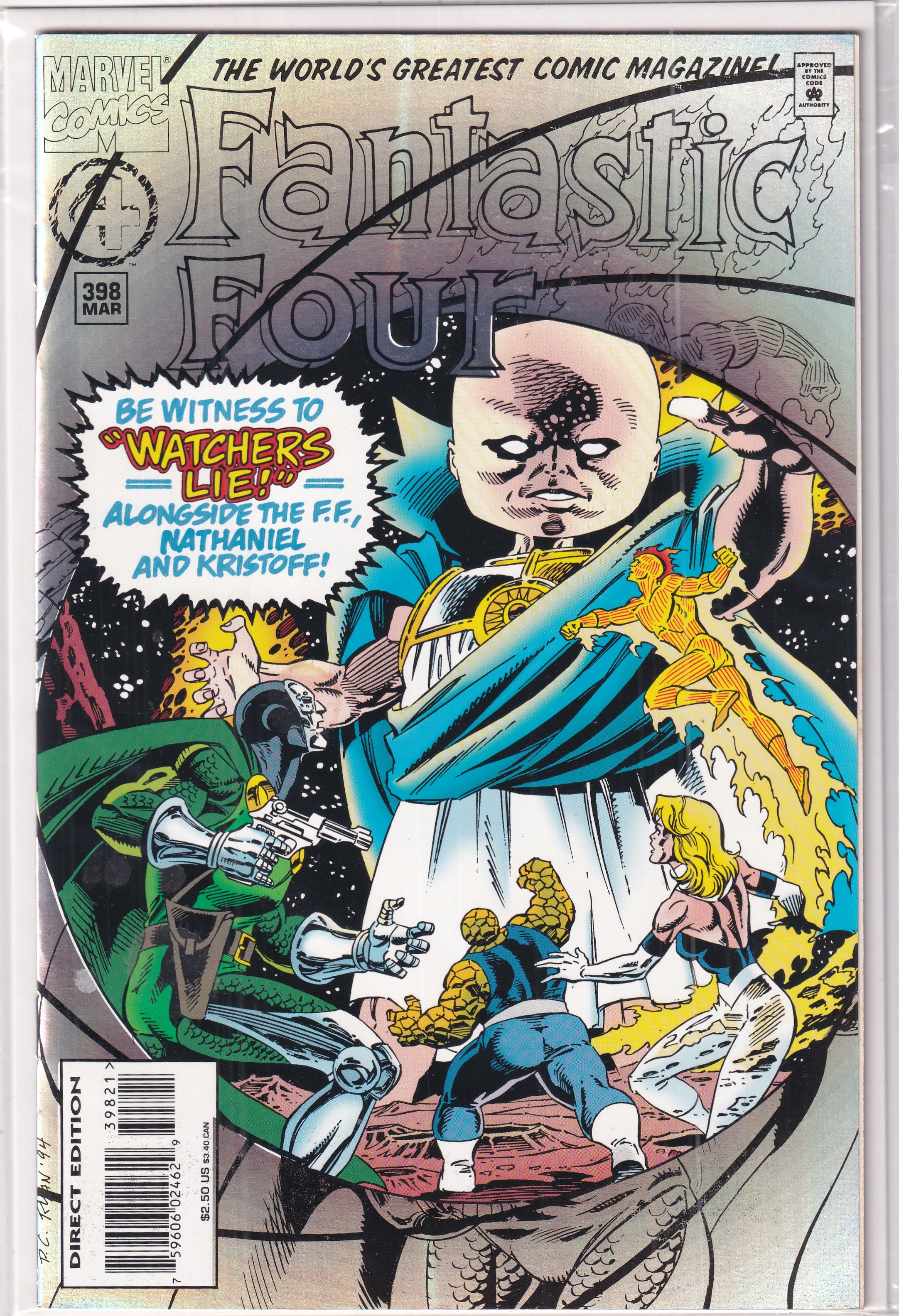 Fantastic Four #398 Deluxe Foil Edition