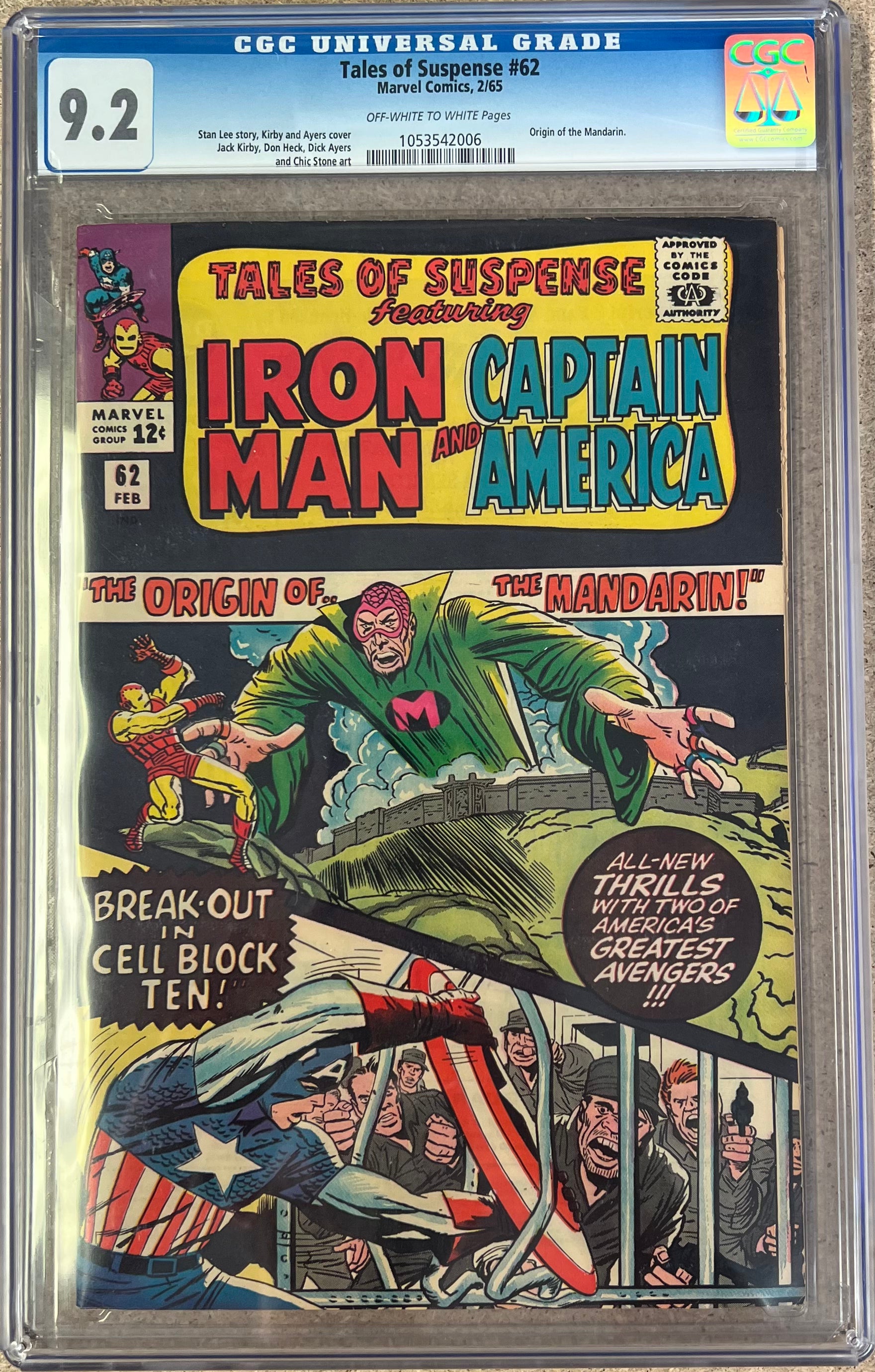 Tales of Suspense #62 CGC 9.2 (pedigree) - Slab City Comics 