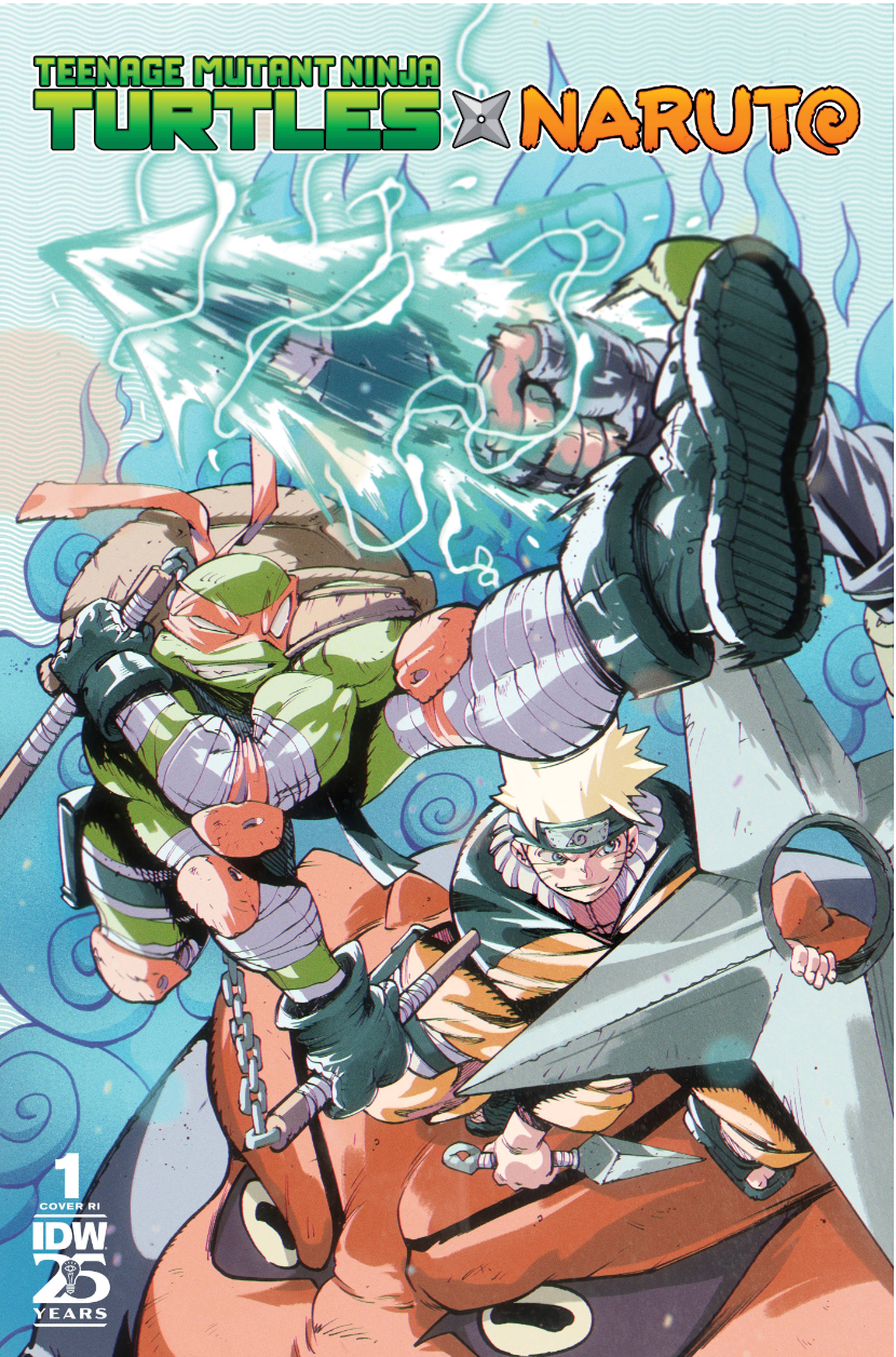 TEENAGE MUTANT NINJA TURTLES X NARUTO #1 1:150 ORTEGA VARIANT