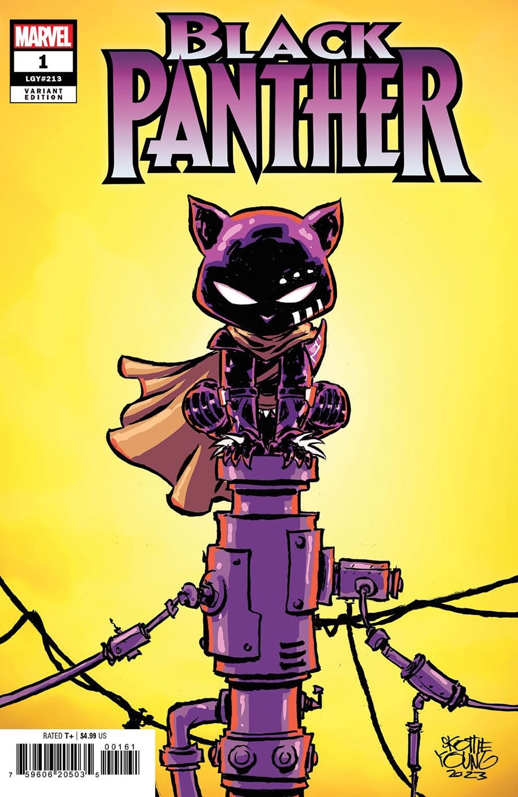 BLACK PANTHER #1 SKOTTIE YOUNG VARIANT - Slab City Comics 