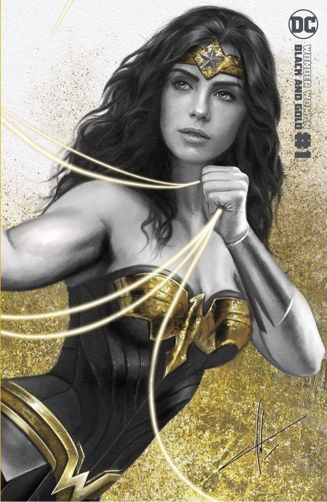 Wonder Woman Black & Gold #1 Carla Cohen Variants - Slab City Comics 