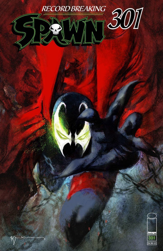 SPAWN #301 SEINKIEWICZ VARIANT - Slab City Comics 