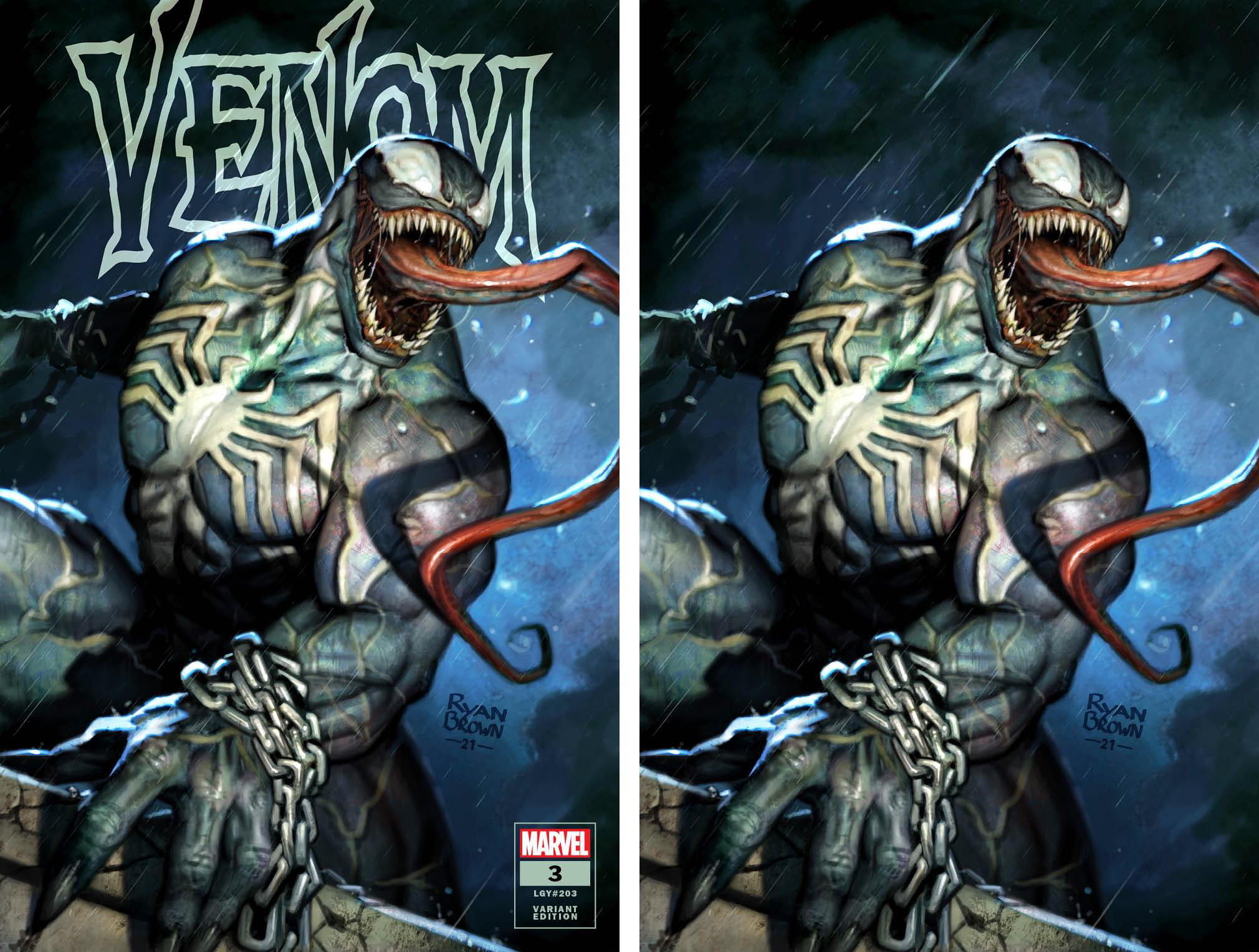 Venom #3 Ryan Brown Variants - Slab City Comics 