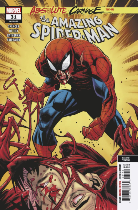 AMAZING SPIDER-MAN #31 2ND PTG OTTLEY VAR AC - Slab City Comics 