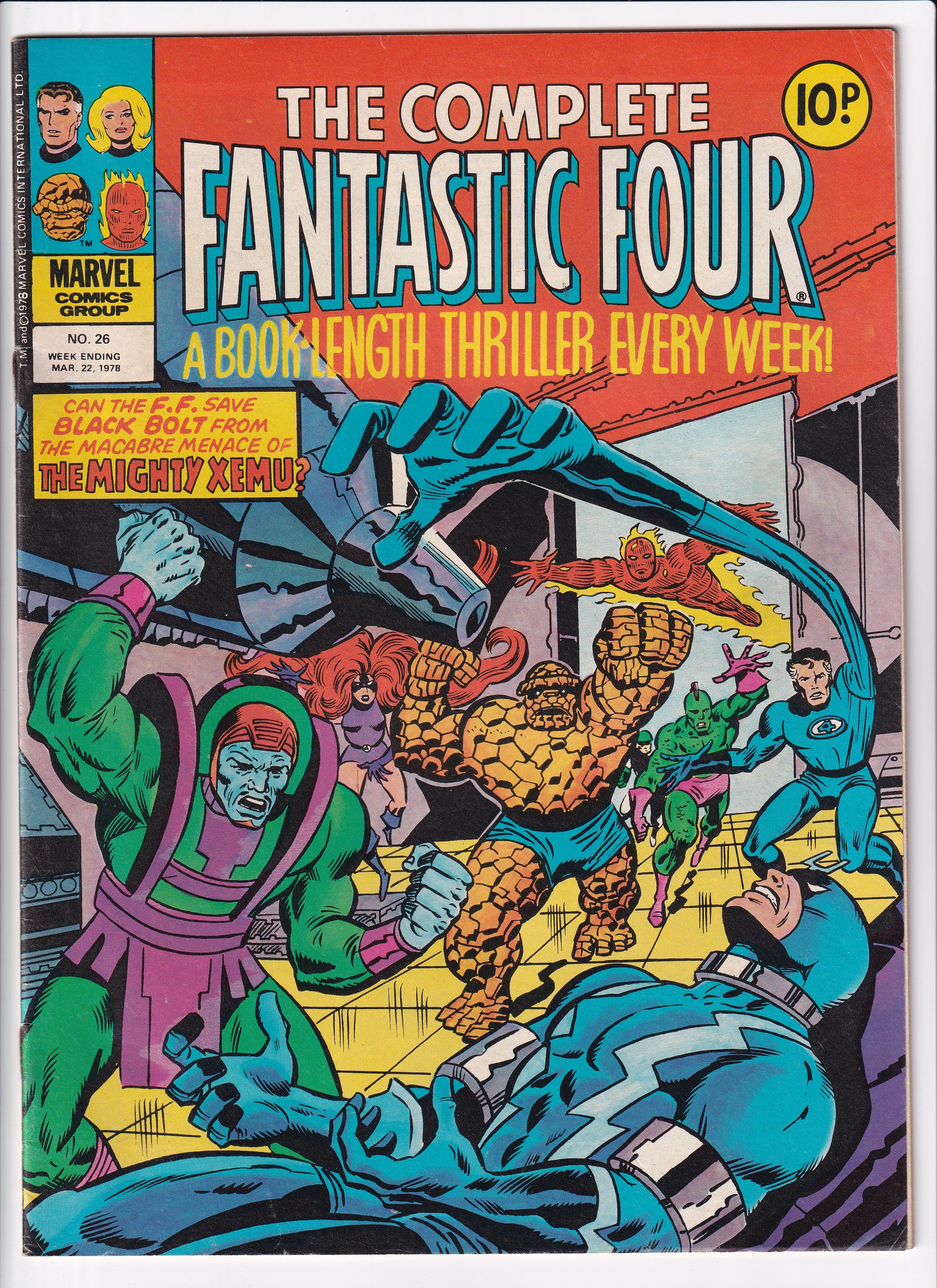 THE COMPLETE FANTASTIC FOUR NO.26 - Slab City Comics 