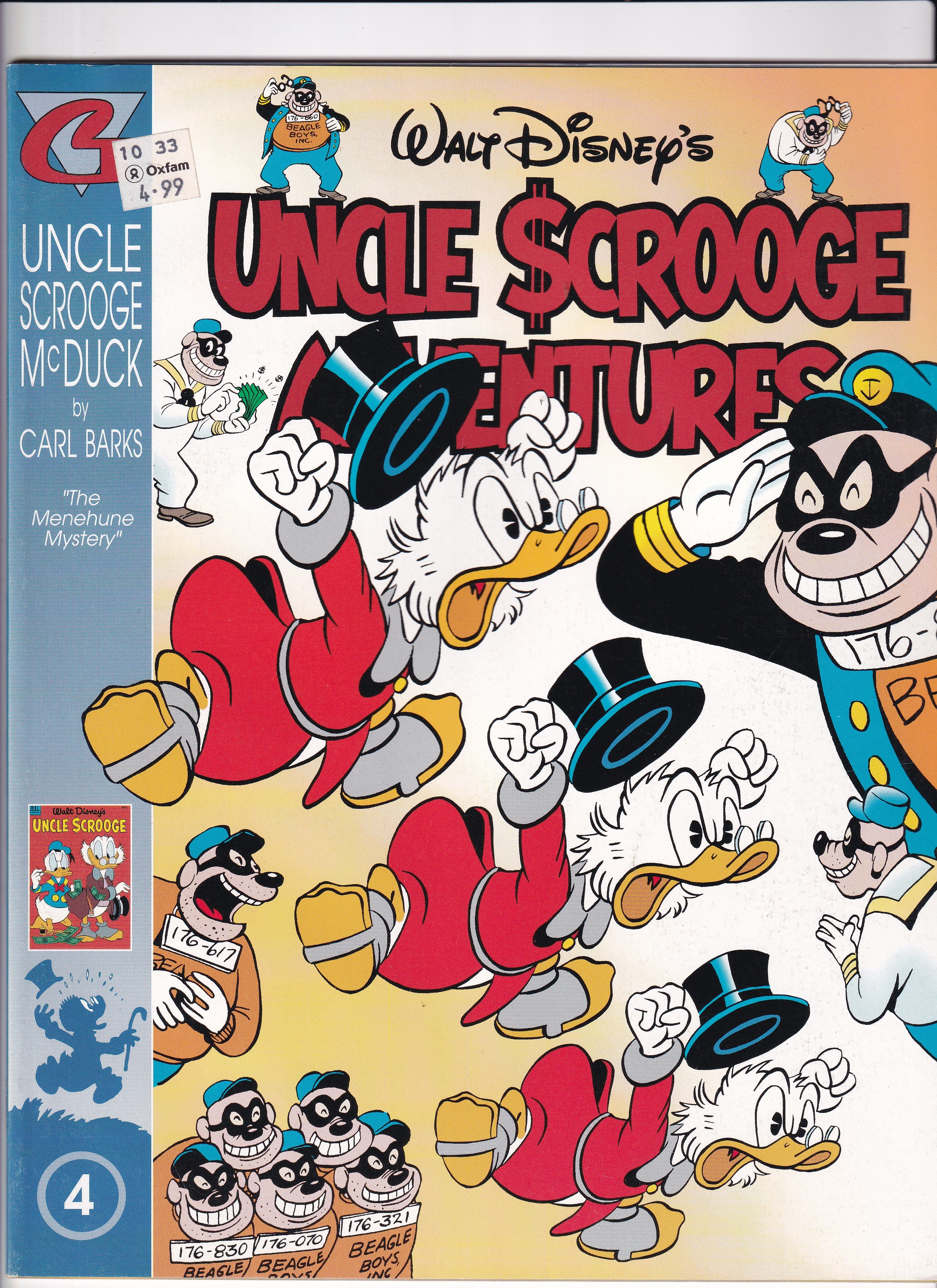 WALT DISNEY'S UNCLE SCROOGE ADVENTURES #4 - Slab City Comics 