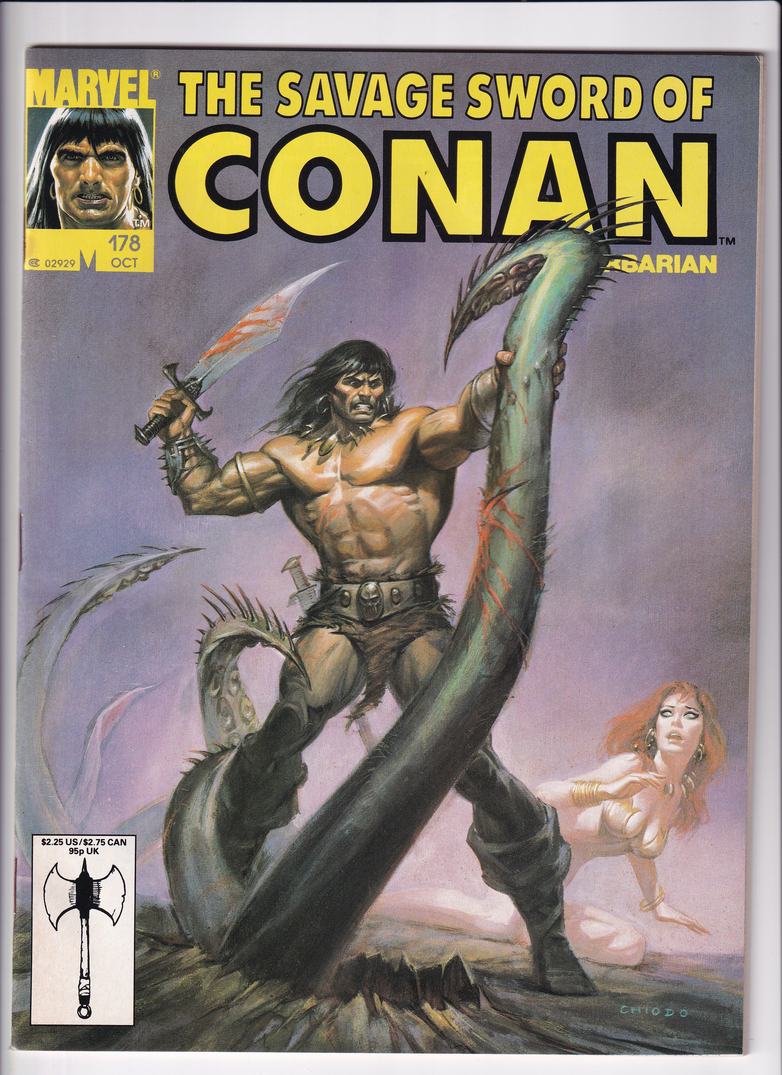THE SAVAGE SWORD OF CONAN THE BARBARIAN #178 - Slab City Comics 