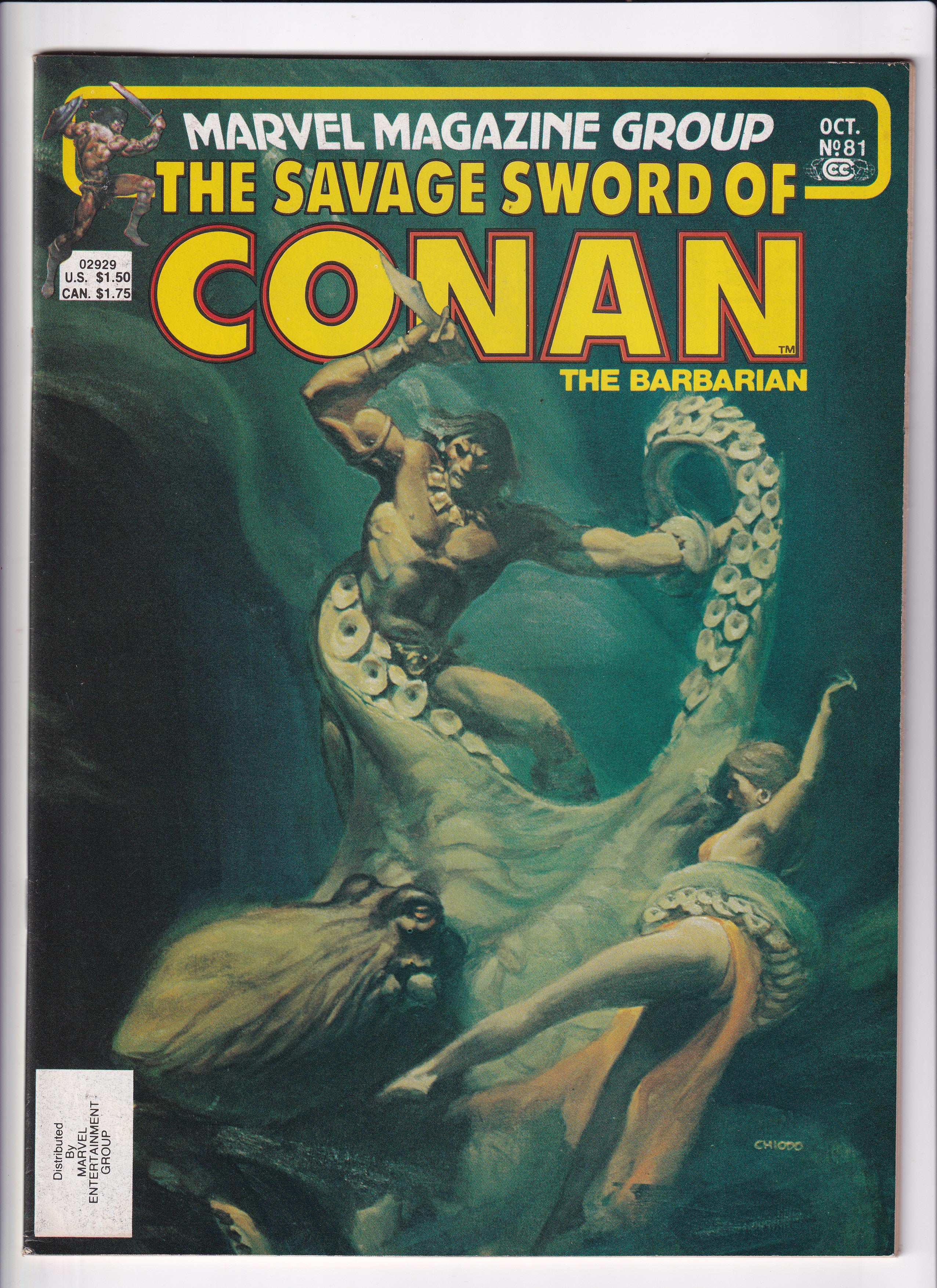 THE SAVAGE SWORD OF CONAN THE BARBARIAN #18 - Slab City Comics 