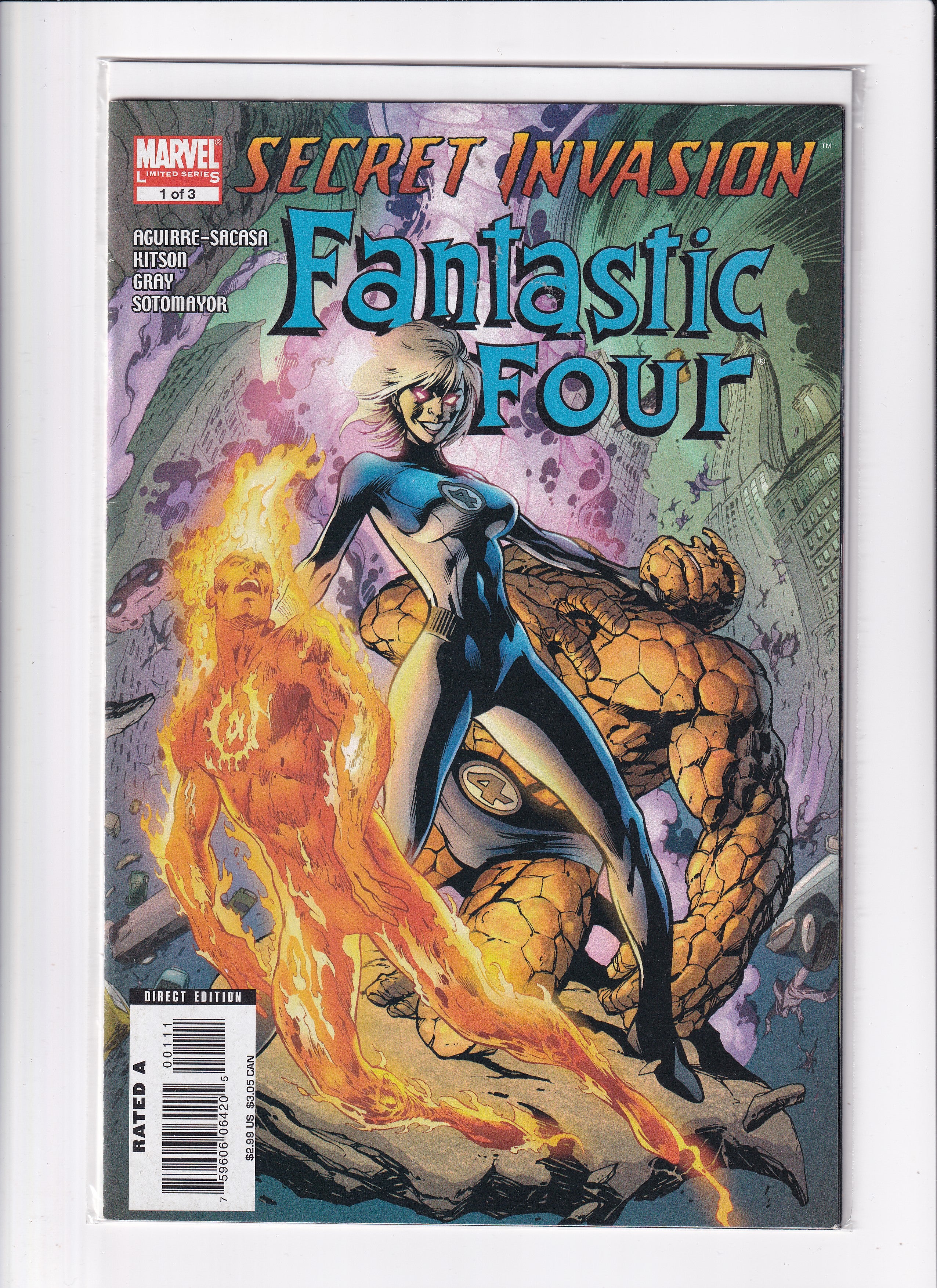 FANTASTIC FOUR SECERT INVASION #1 - Slab City Comics 