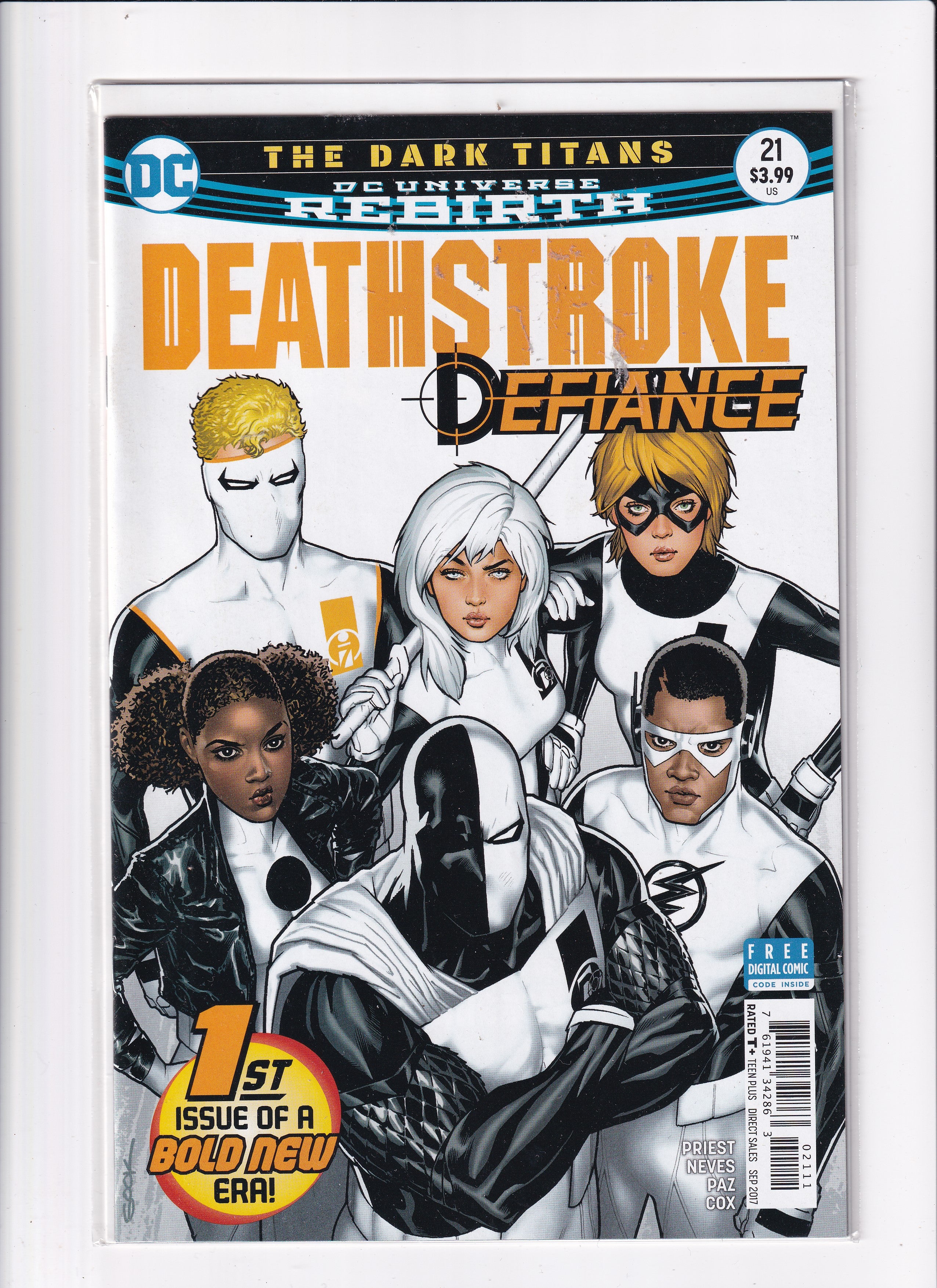 THE DARK TITANS DC UNIVERSE REBIRTH DEATHSTROKE DEFIANCE #21 - Slab City Comics 