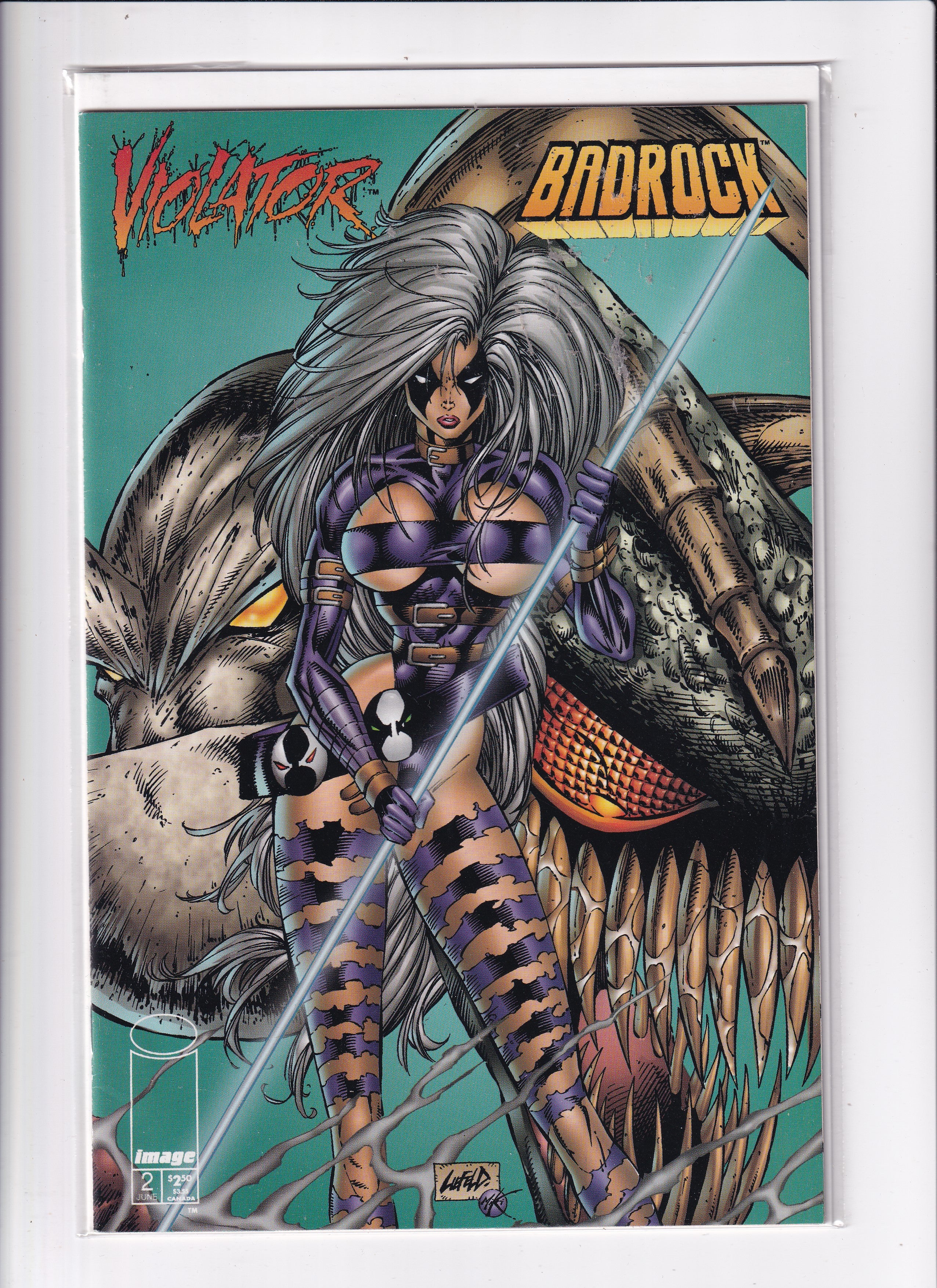 VIOLATOR VS BADROCK #2 - Slab City Comics 