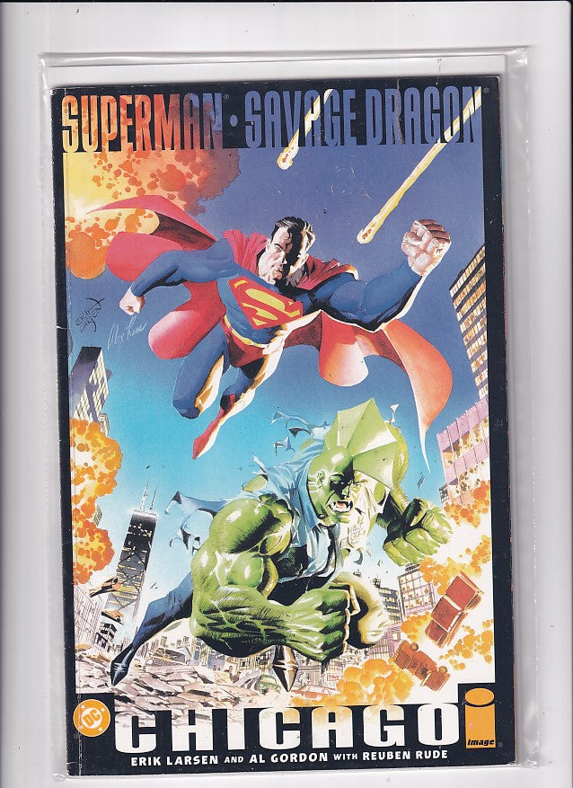 SUPERMAN SAVAGE DRAGON CHICAGO - Slab City Comics 