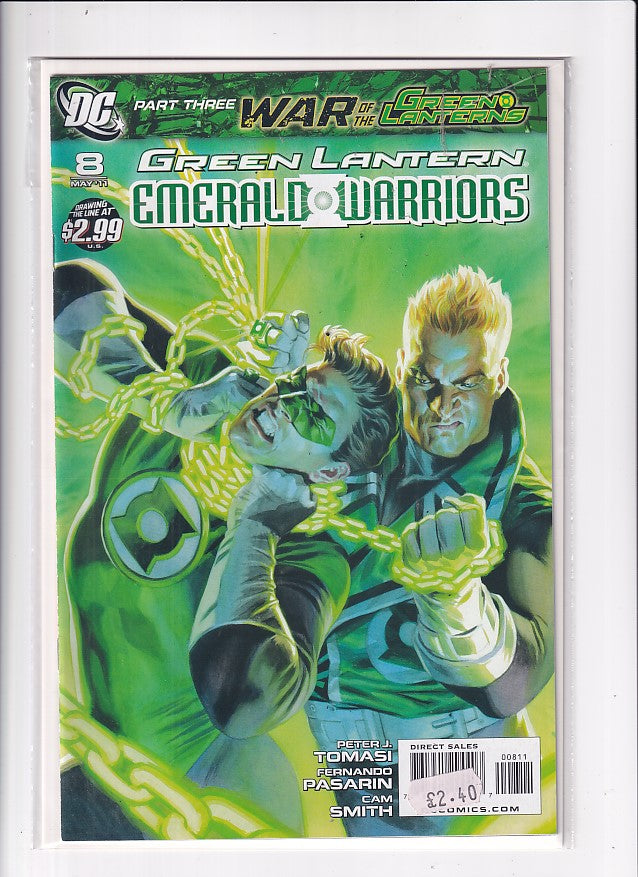 GREEN LANTERN EMERALD WARRIORS #8 - Slab City Comics 