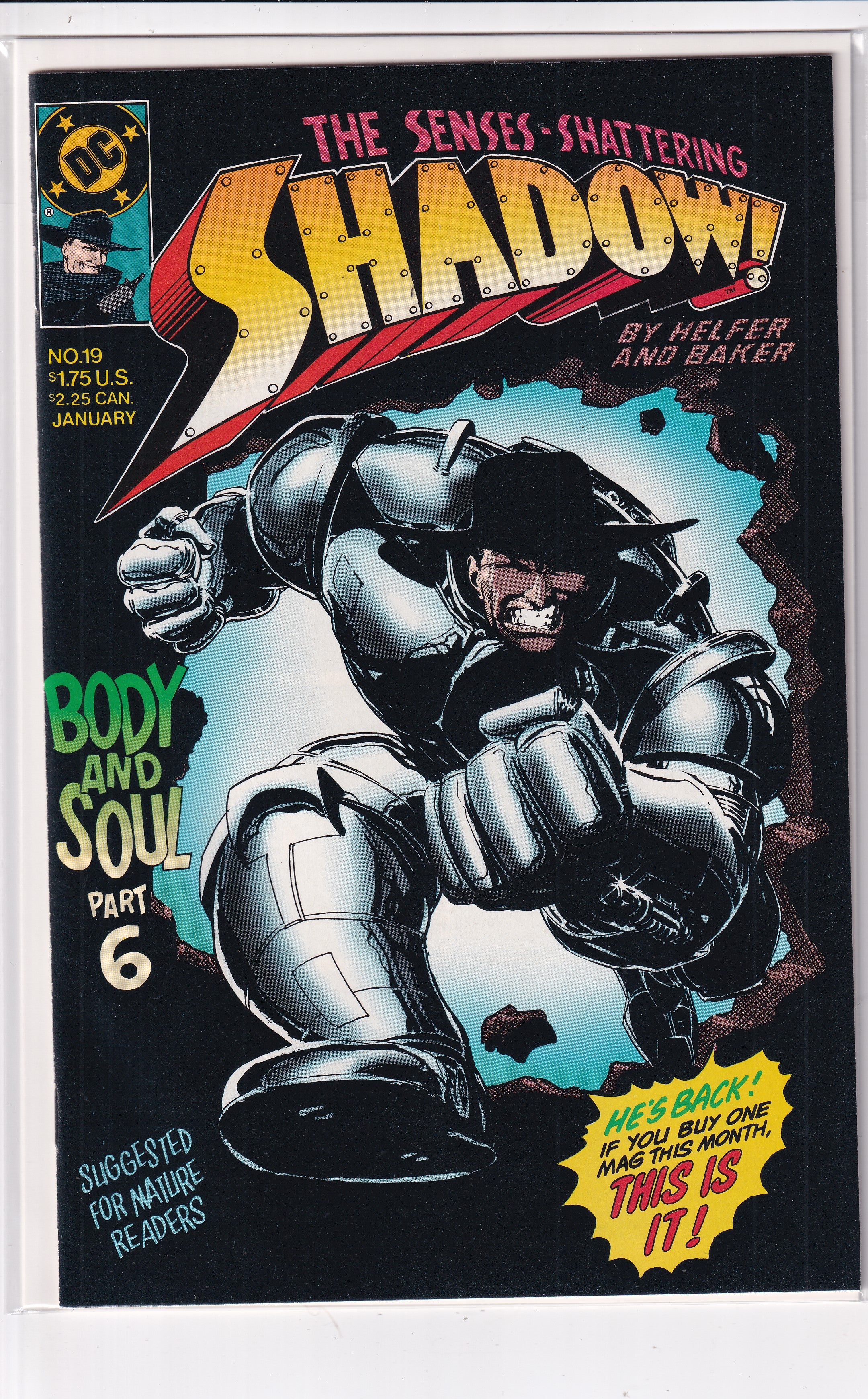 SHADOW #19 - Slab City Comics 