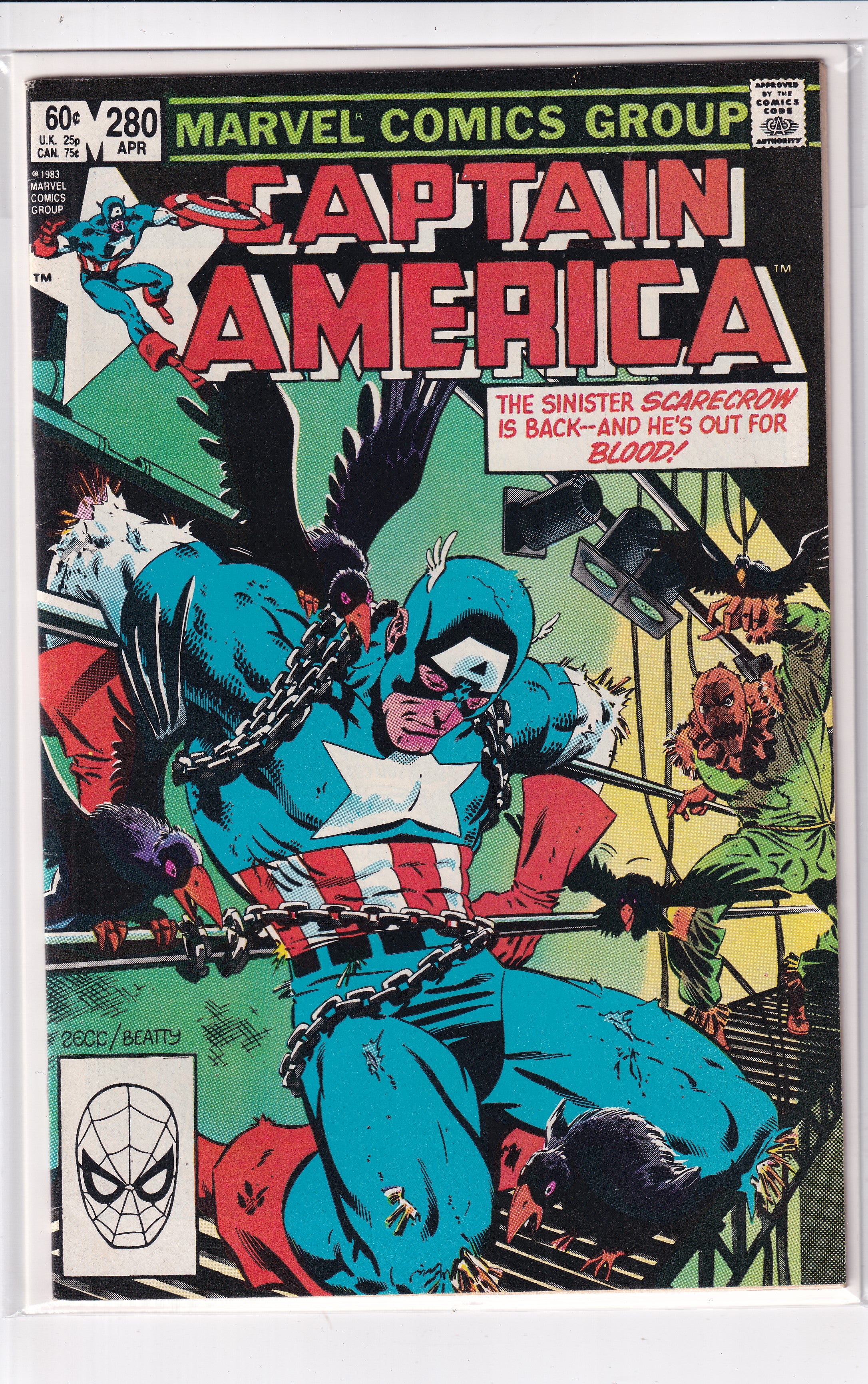 CAPTAIN AMERICA #280 - Slab City Comics 