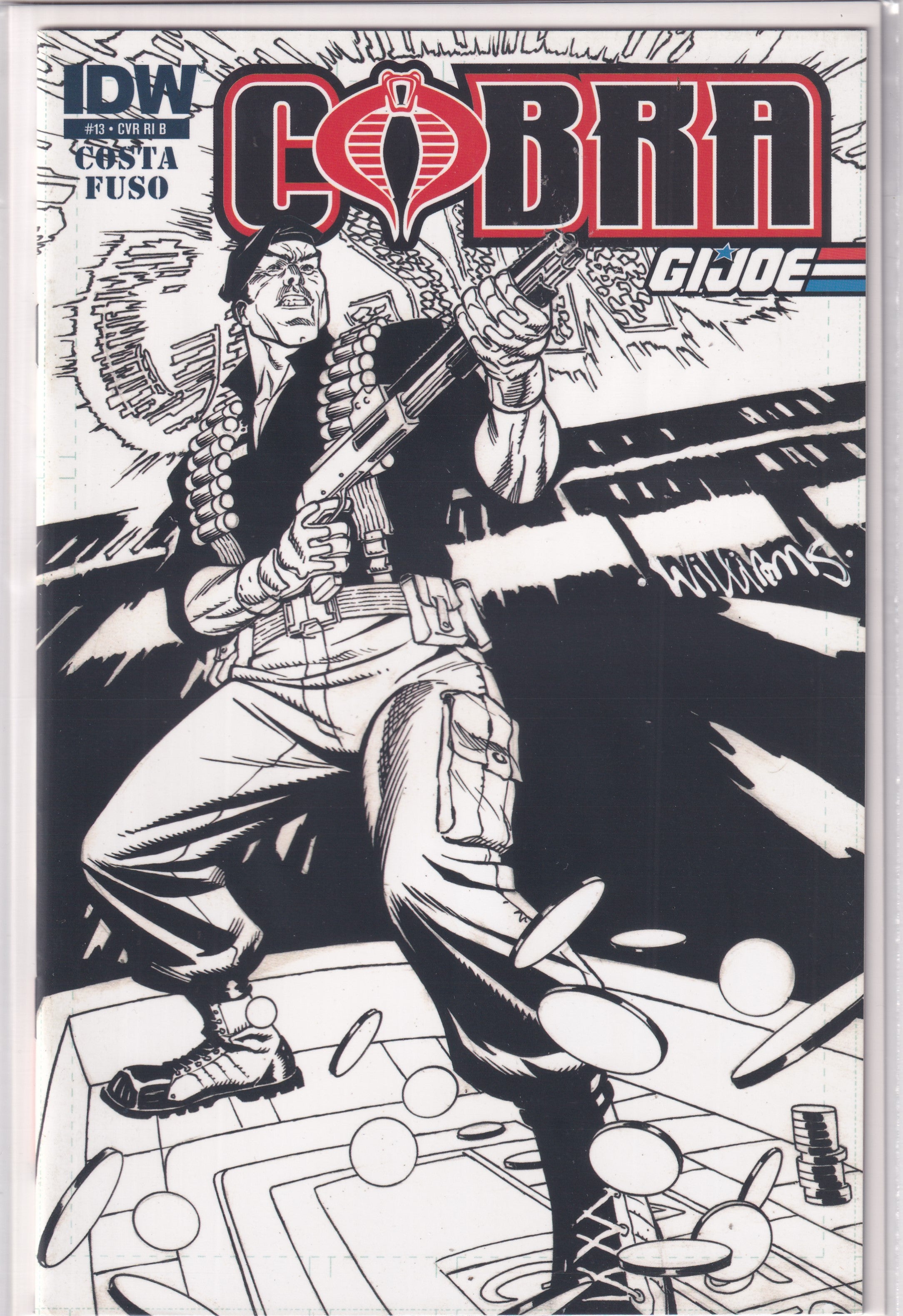 COBRA #13 B&W - Slab City Comics 