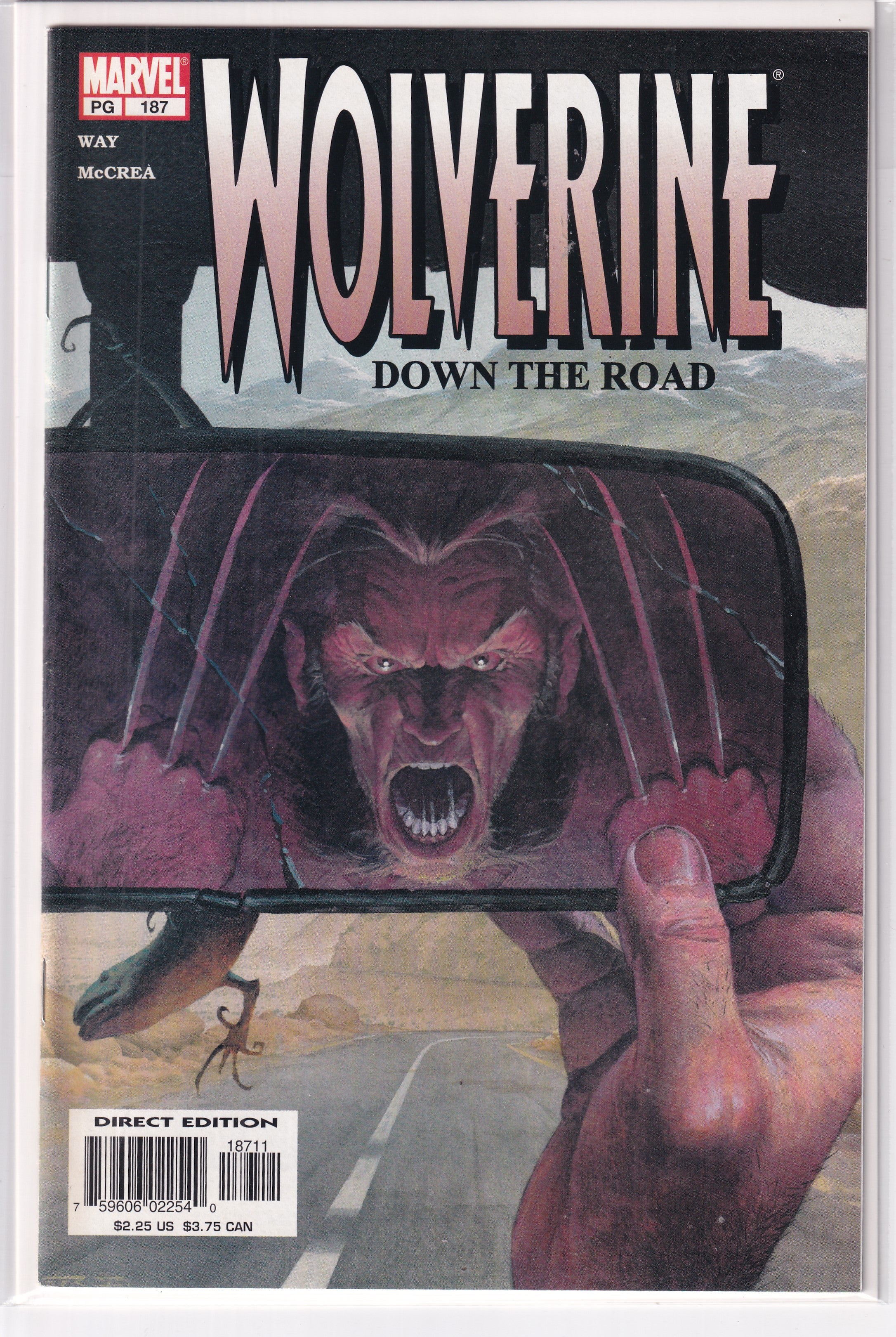 WOLVERINE DOWN THE ROAD #187 - Slab City Comics 