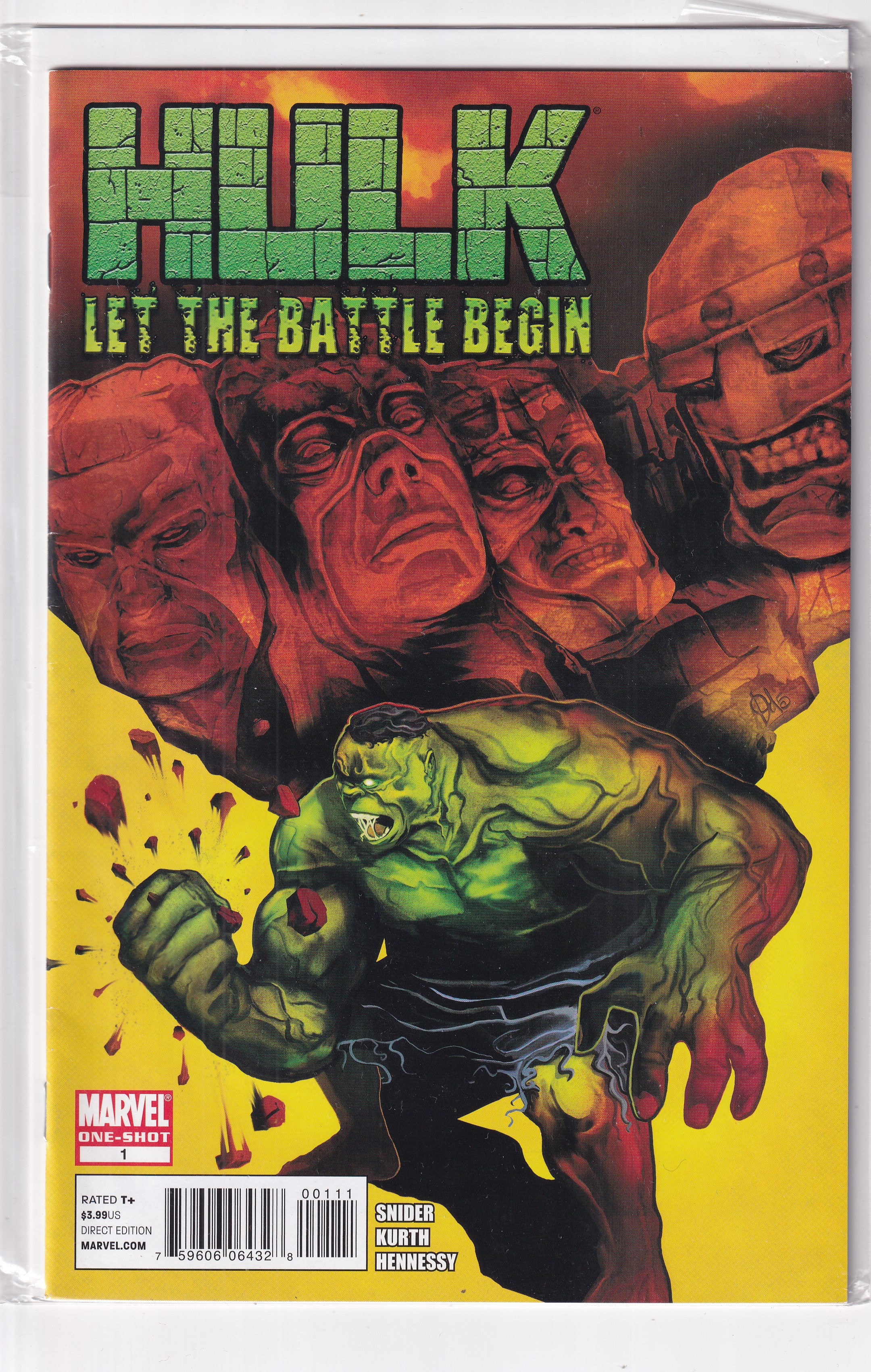 HULK LET THE BATTLE BEGIN #1 ONE SHOT - Slab City Comics 