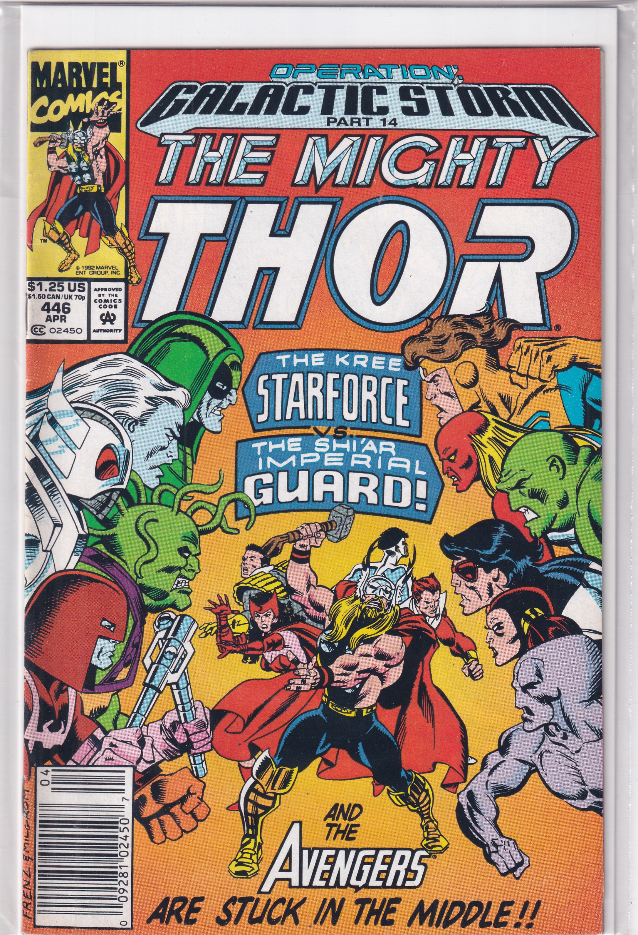 Thor #446 - Slab City Comics 