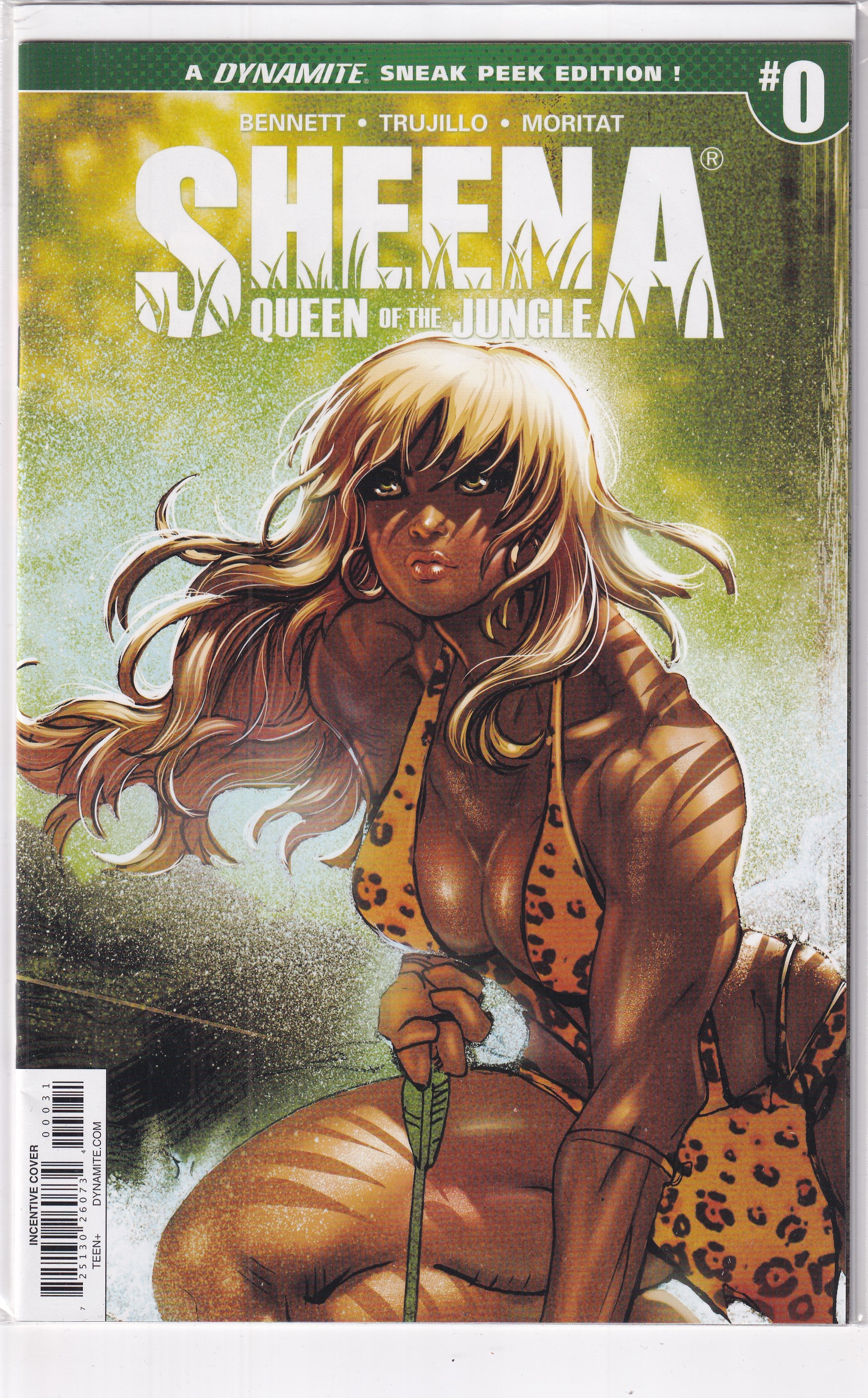 SHEENA QUEEN OF THE JUNGLE #0 - Slab City Comics 