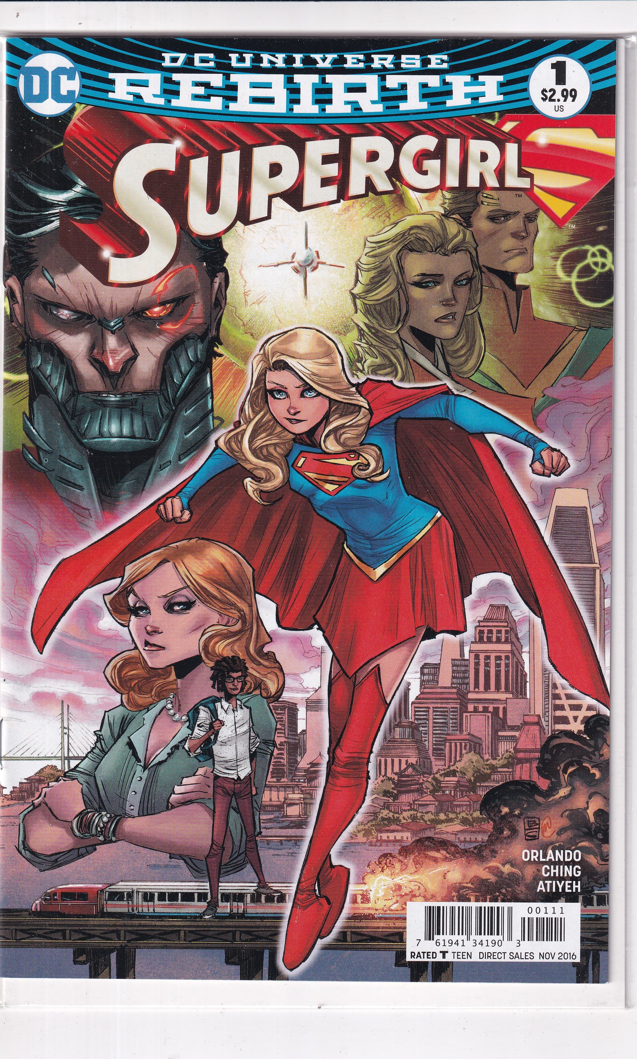 DC UNIVERSE REBIRTH SUPER GIRL #1 - Slab City Comics 