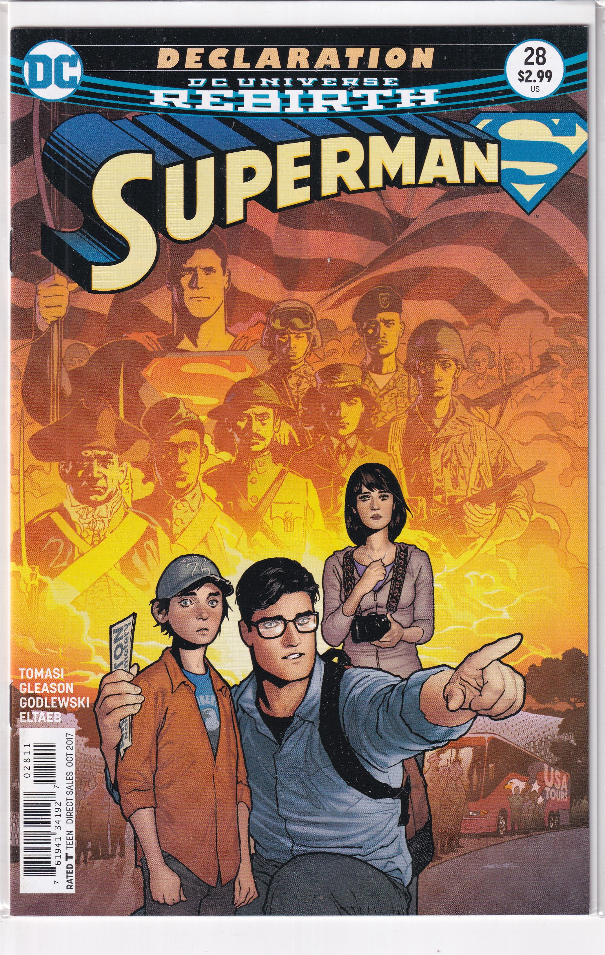 DC UNIVERSE REBIRTH SUPERMAN #28 - Slab City Comics 