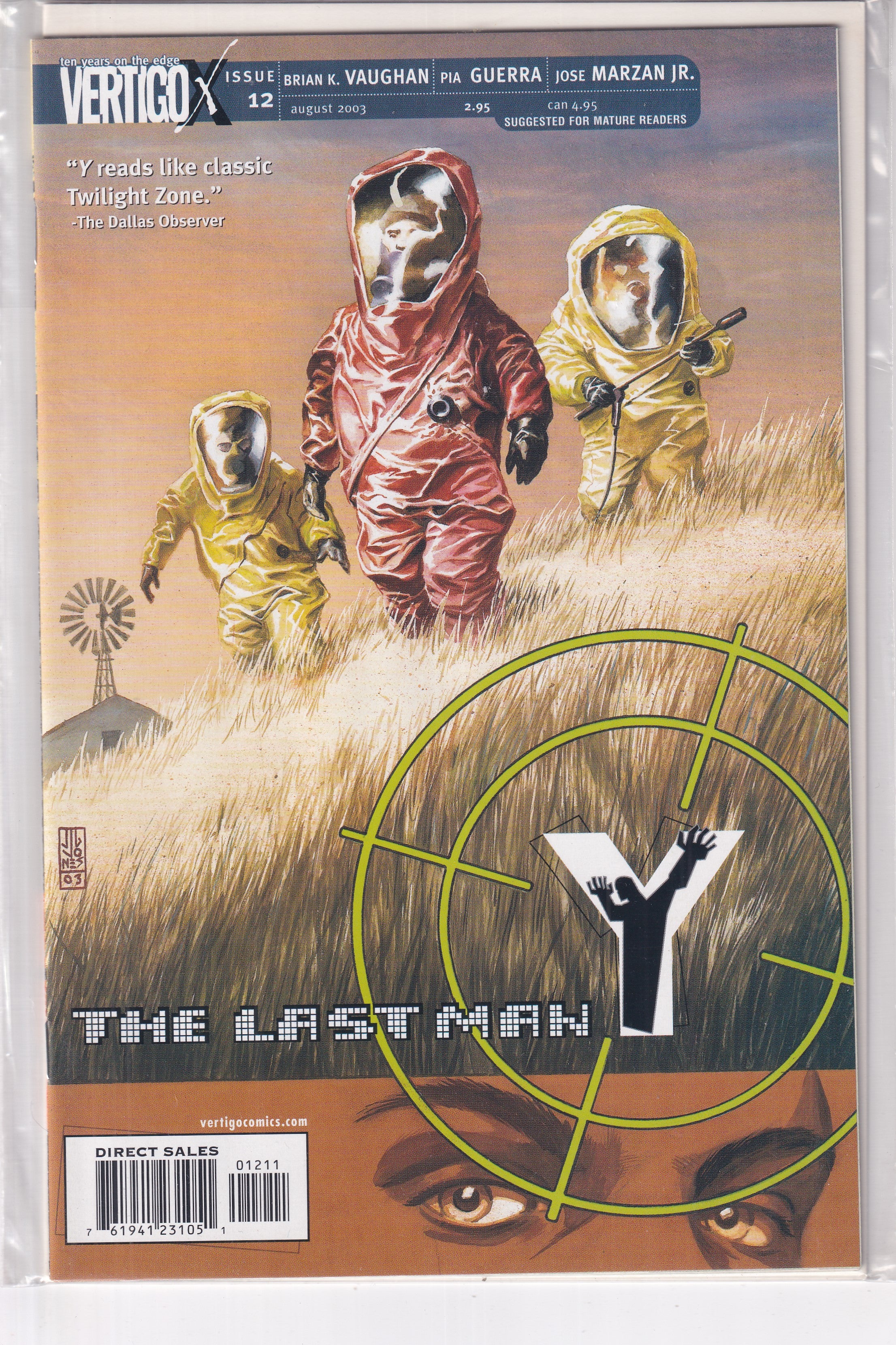 Y THE LAST MAN #12 - Slab City Comics 