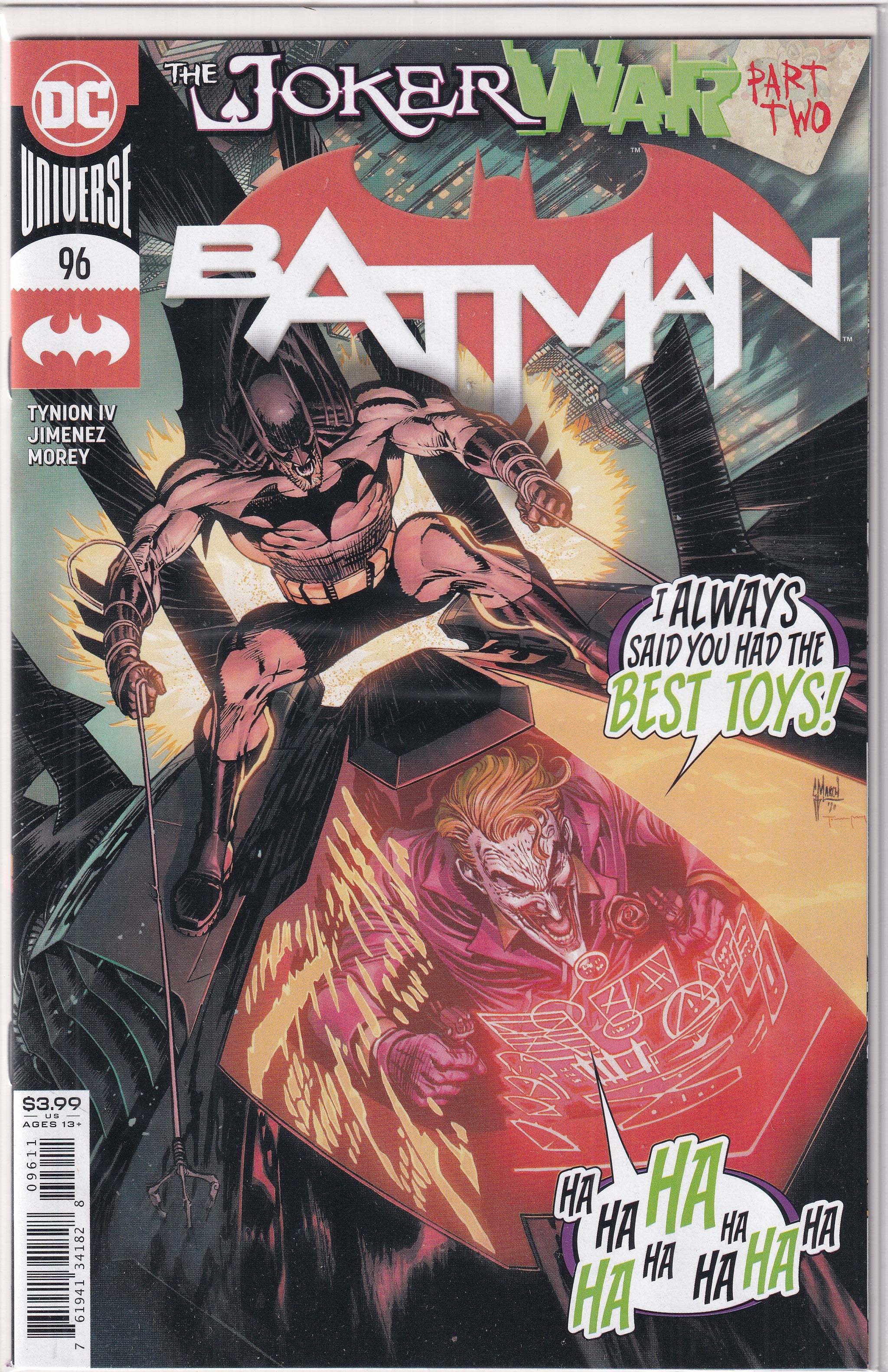 JOKER WAR PART 2 BATMAN #96 - Slab City Comics 