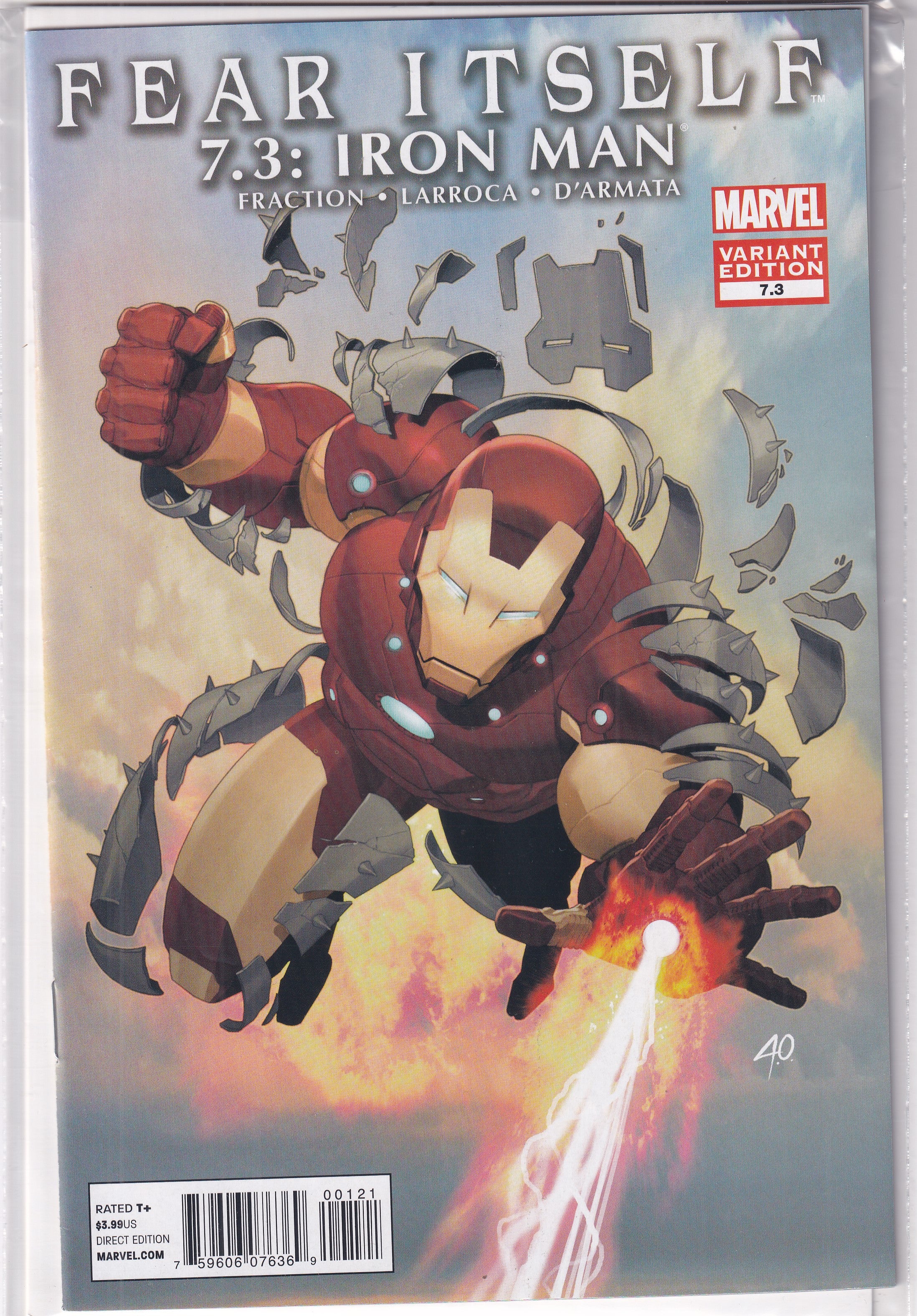 FEAR ITSELF 7.3: IRON MAN #7.3 VARIANT - Slab City Comics 