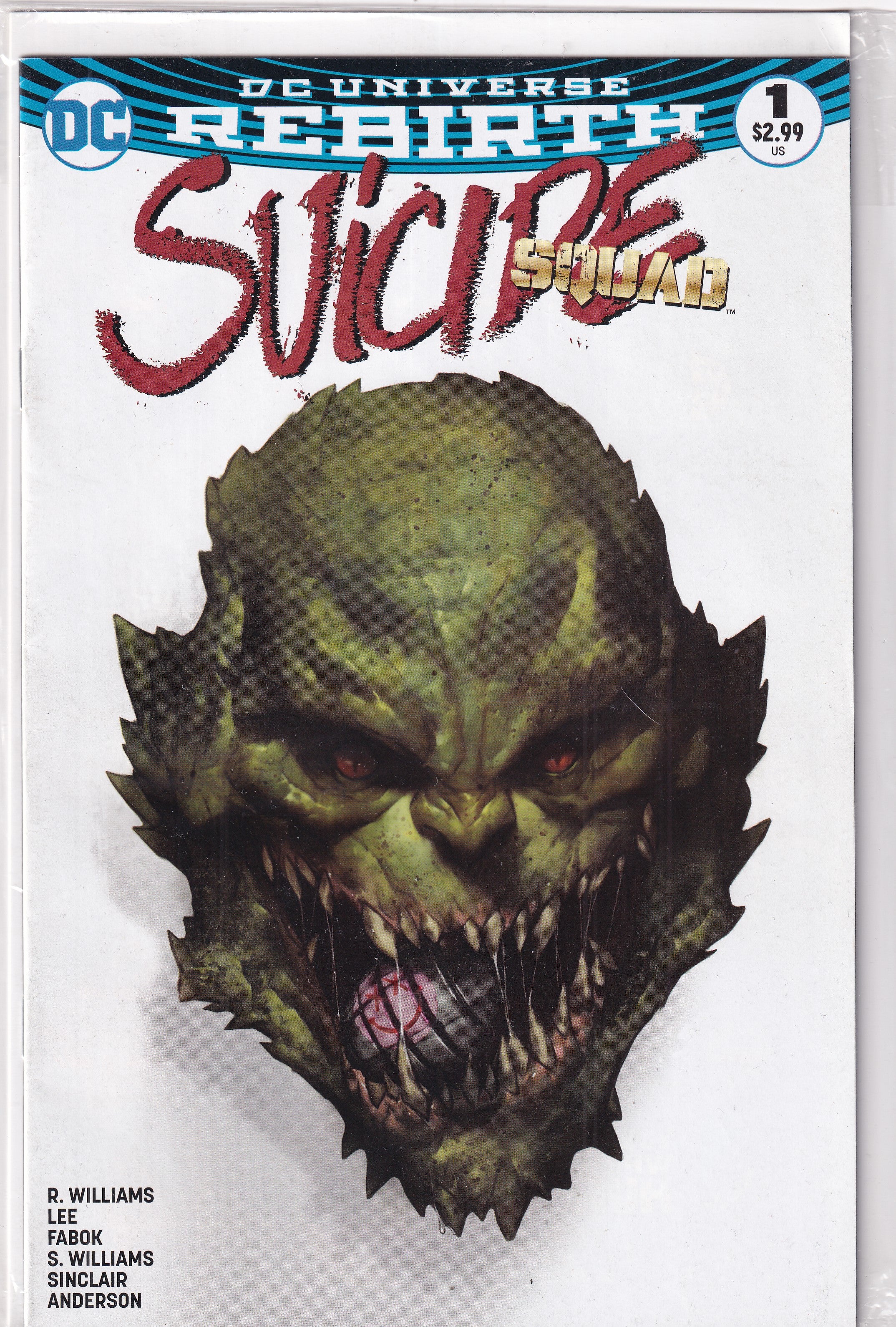 DC UNIVERSE REBIRTH SUICIDE SQUAD #1 - Slab City Comics 