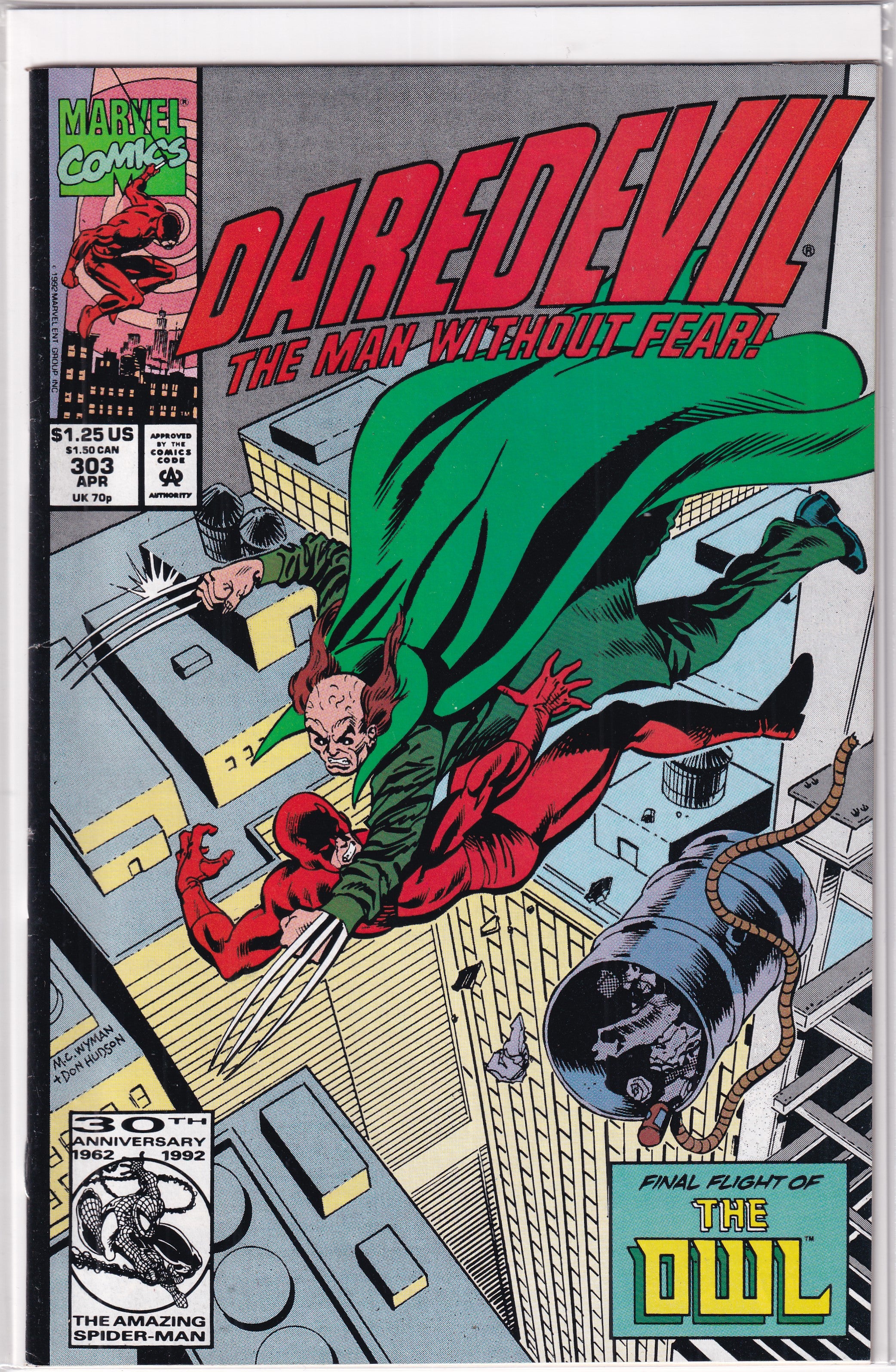 DAREDEVIL #303 - Slab City Comics 