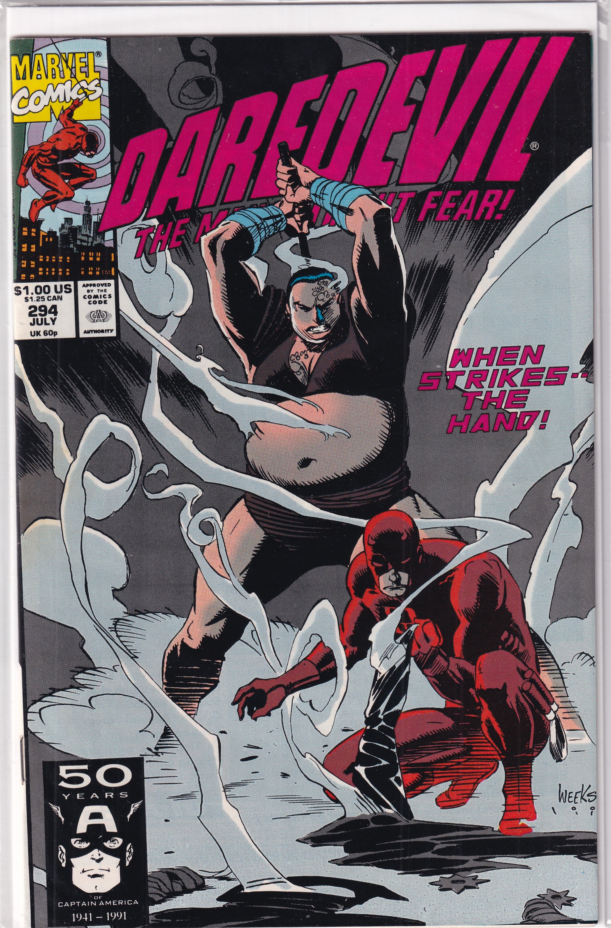 DAREDEVIL #294 - Slab City Comics 