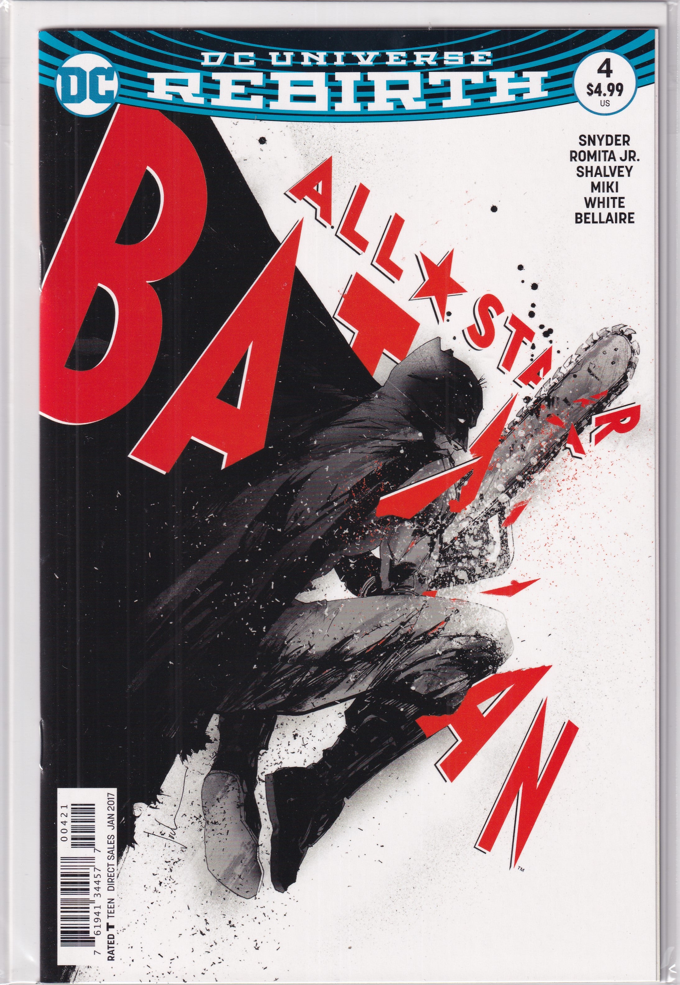 DC UNIVERSE REBIRTH ALL STAR BATMAN #4 - Slab City Comics 