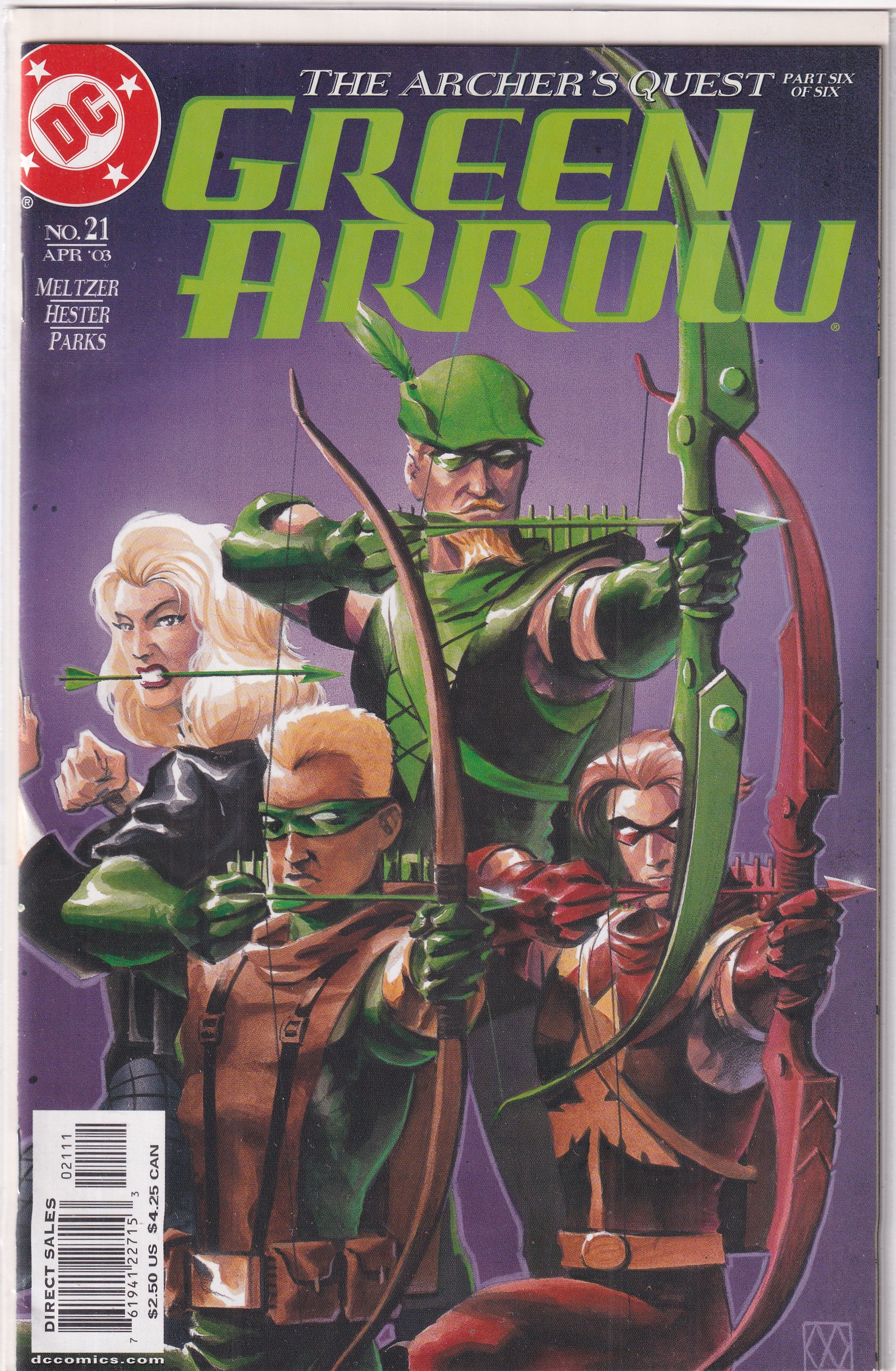 GREEN ARROW ARCHER'S QUEST #21 - Slab City Comics 