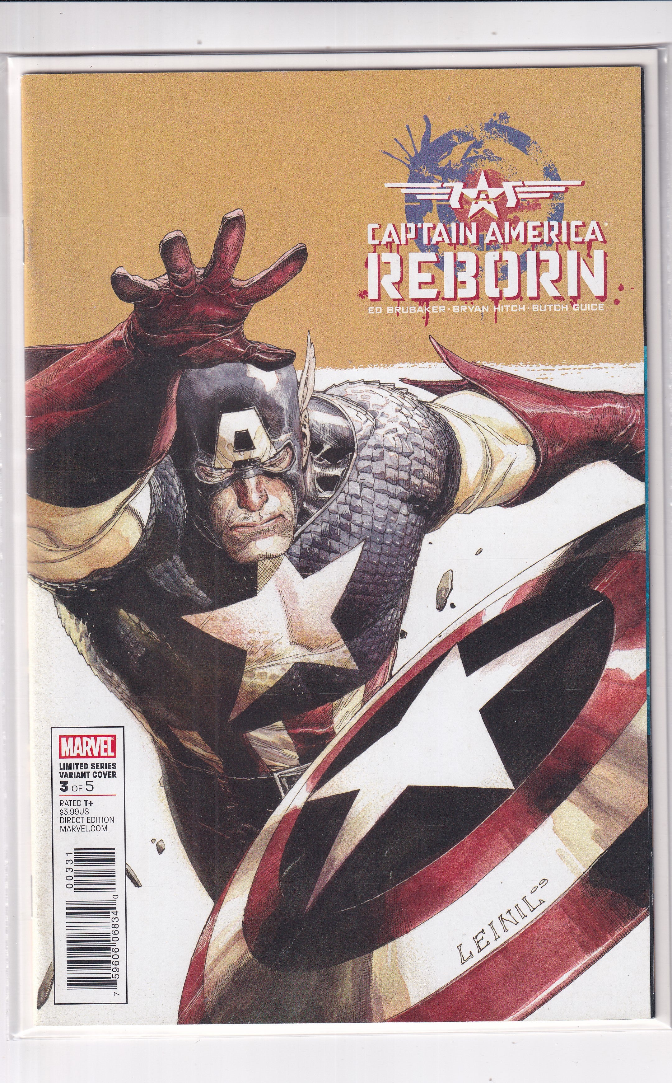 CAPTAIN AMERICA REBORN #3 VARIANT - Slab City Comics 