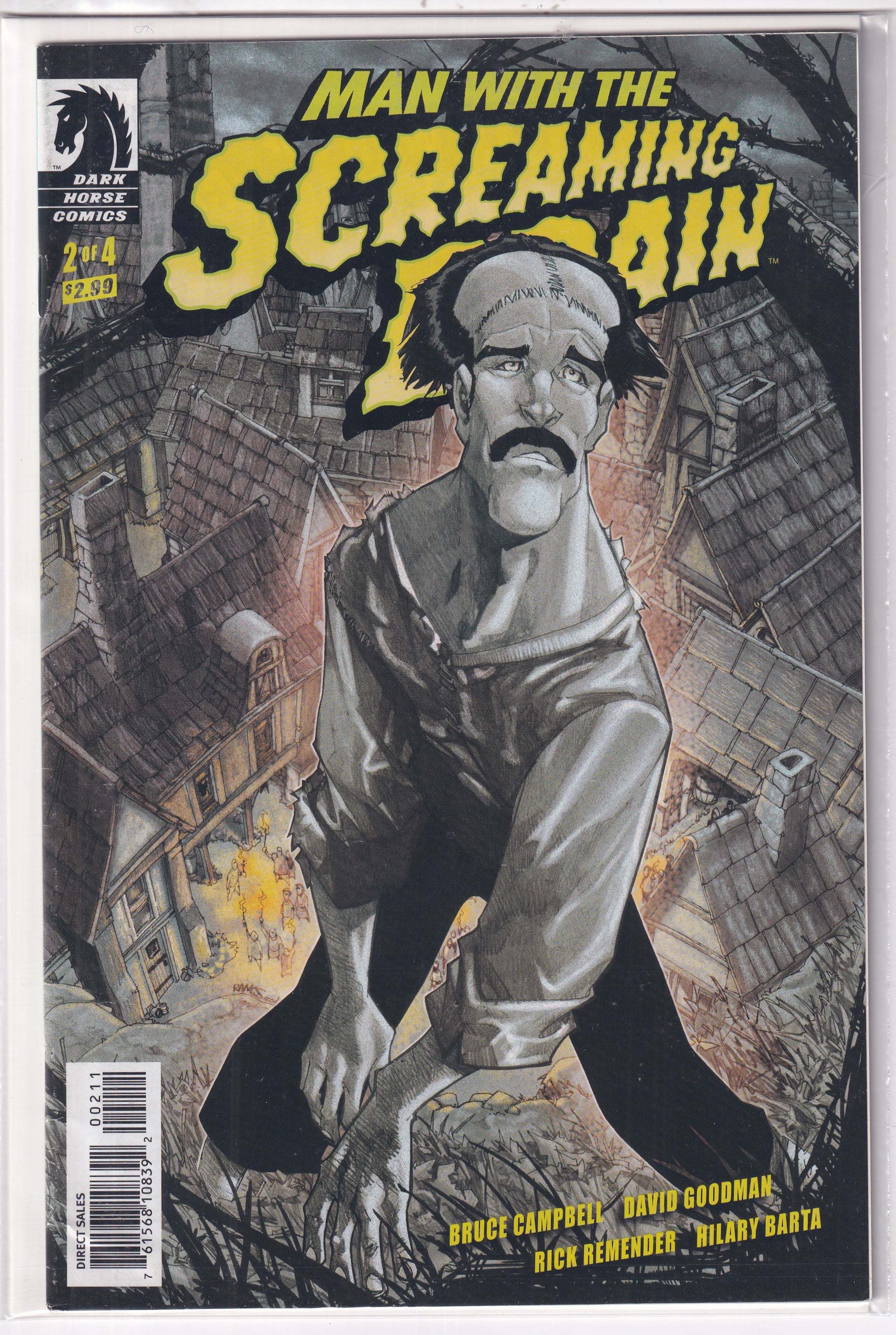 MAN WITH THE SCREAMING BRAIN #2 - Slab City Comics 