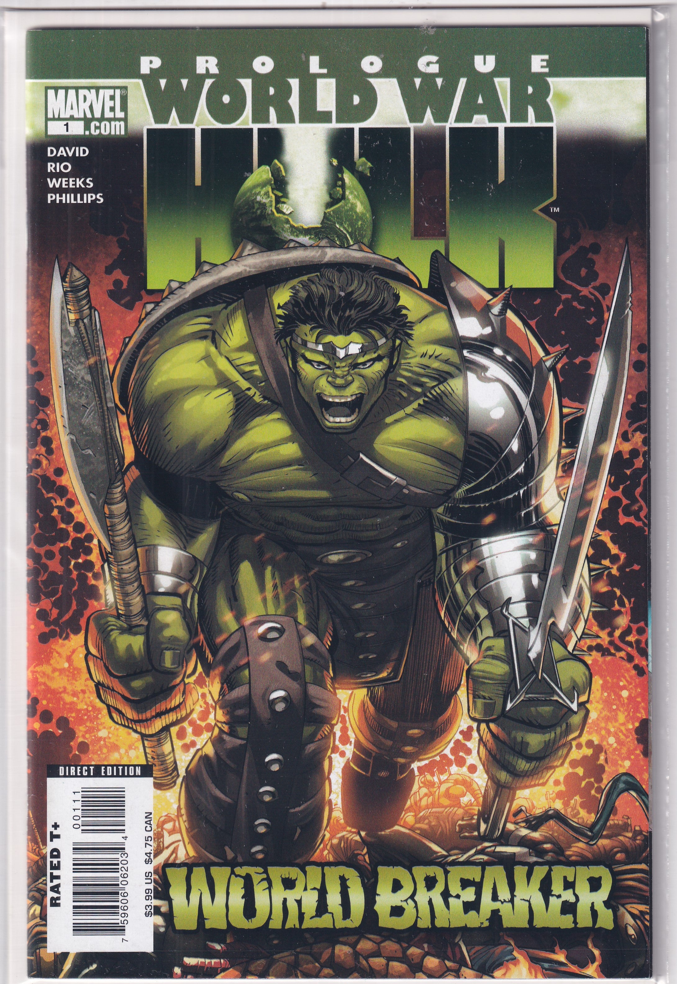 PROLOUE WORLD WAR HULK #1 - Slab City Comics 