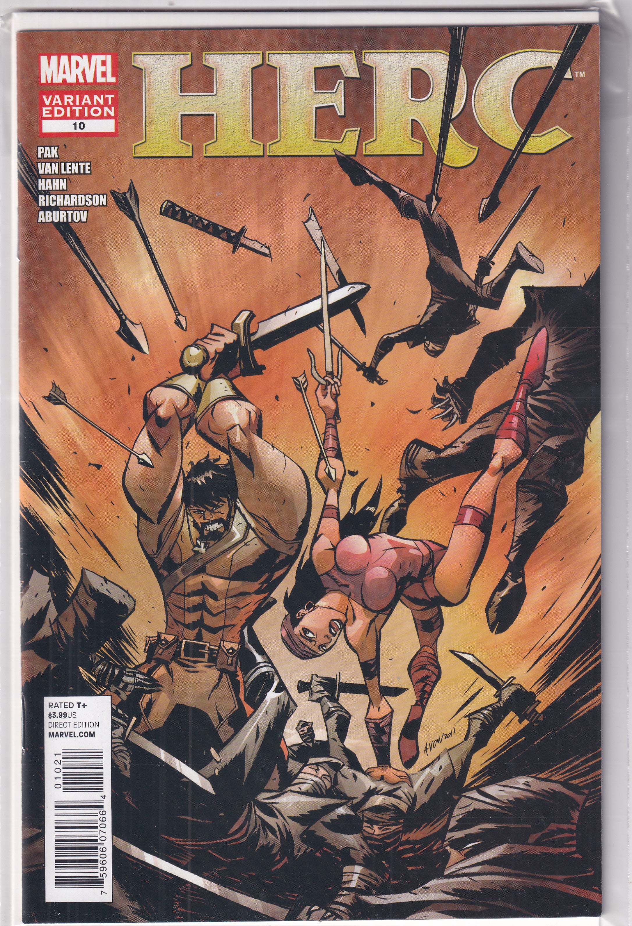 HERC #10 VARIANT - Slab City Comics 