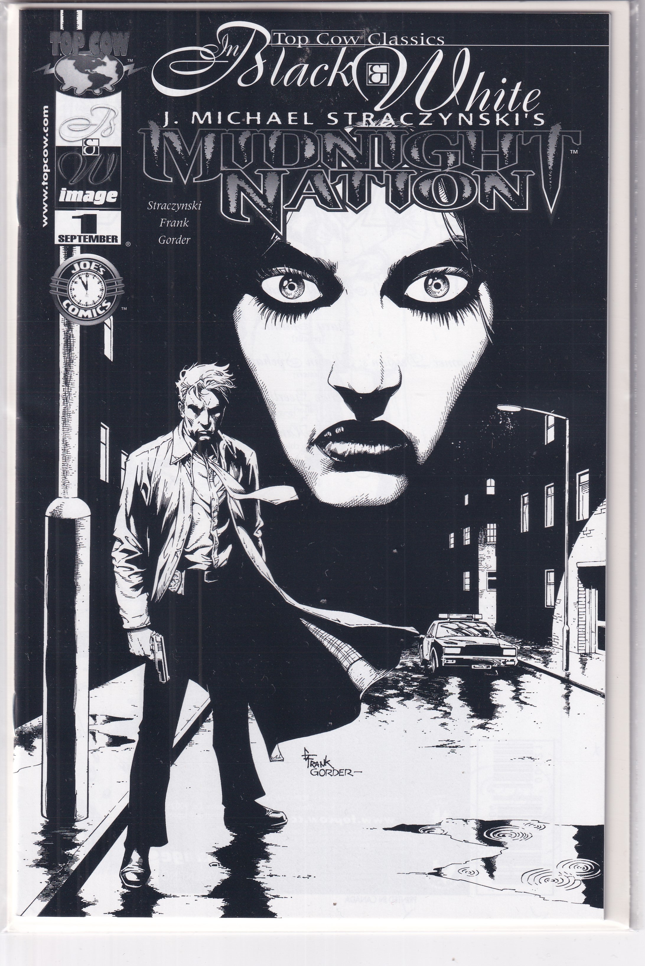 MIDNIGHT NATION #1 B&W - Slab City Comics 