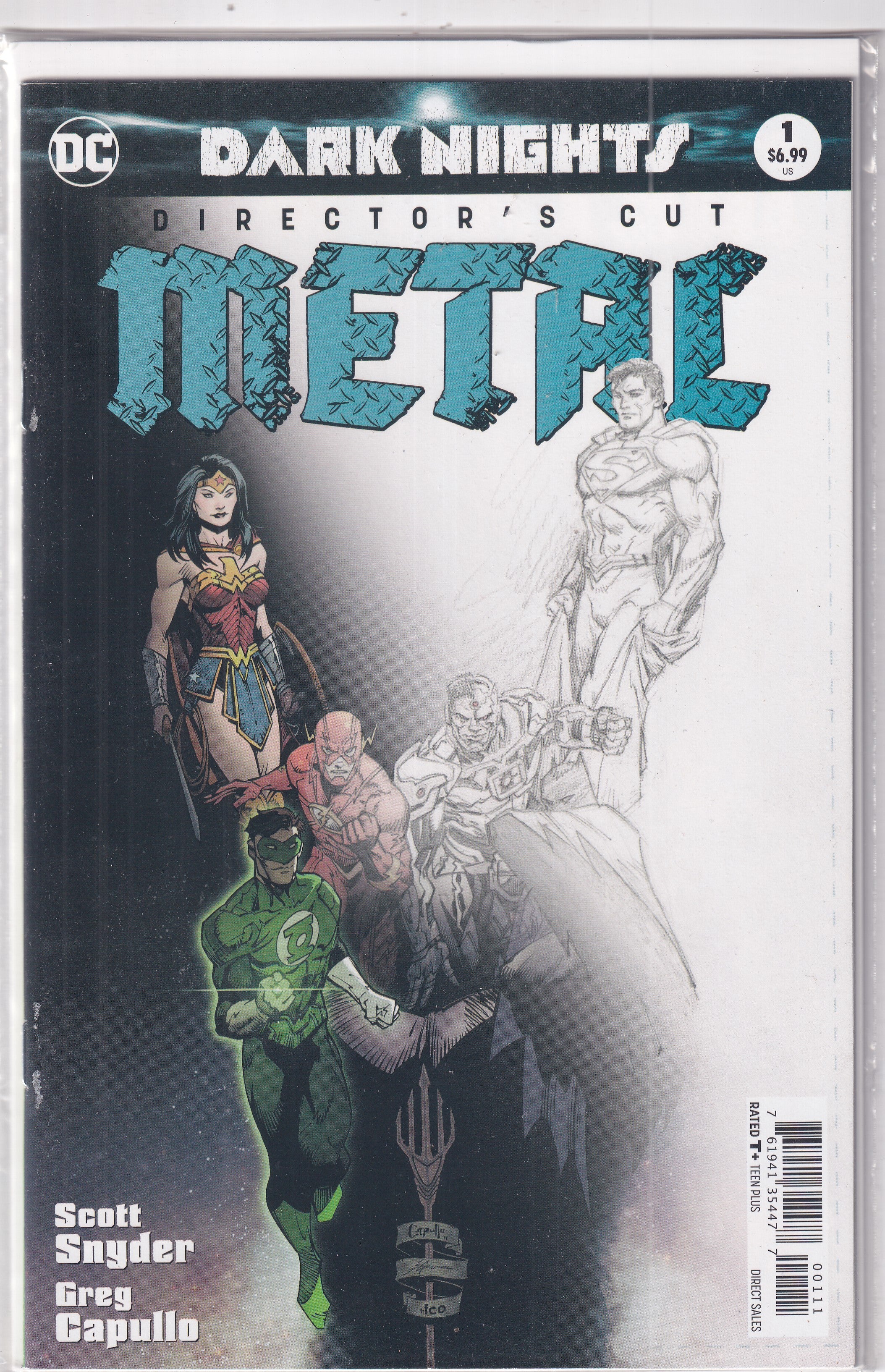 DARK NIGHTS DIRECTOR'S CUT METAL #1 - Slab City Comics 