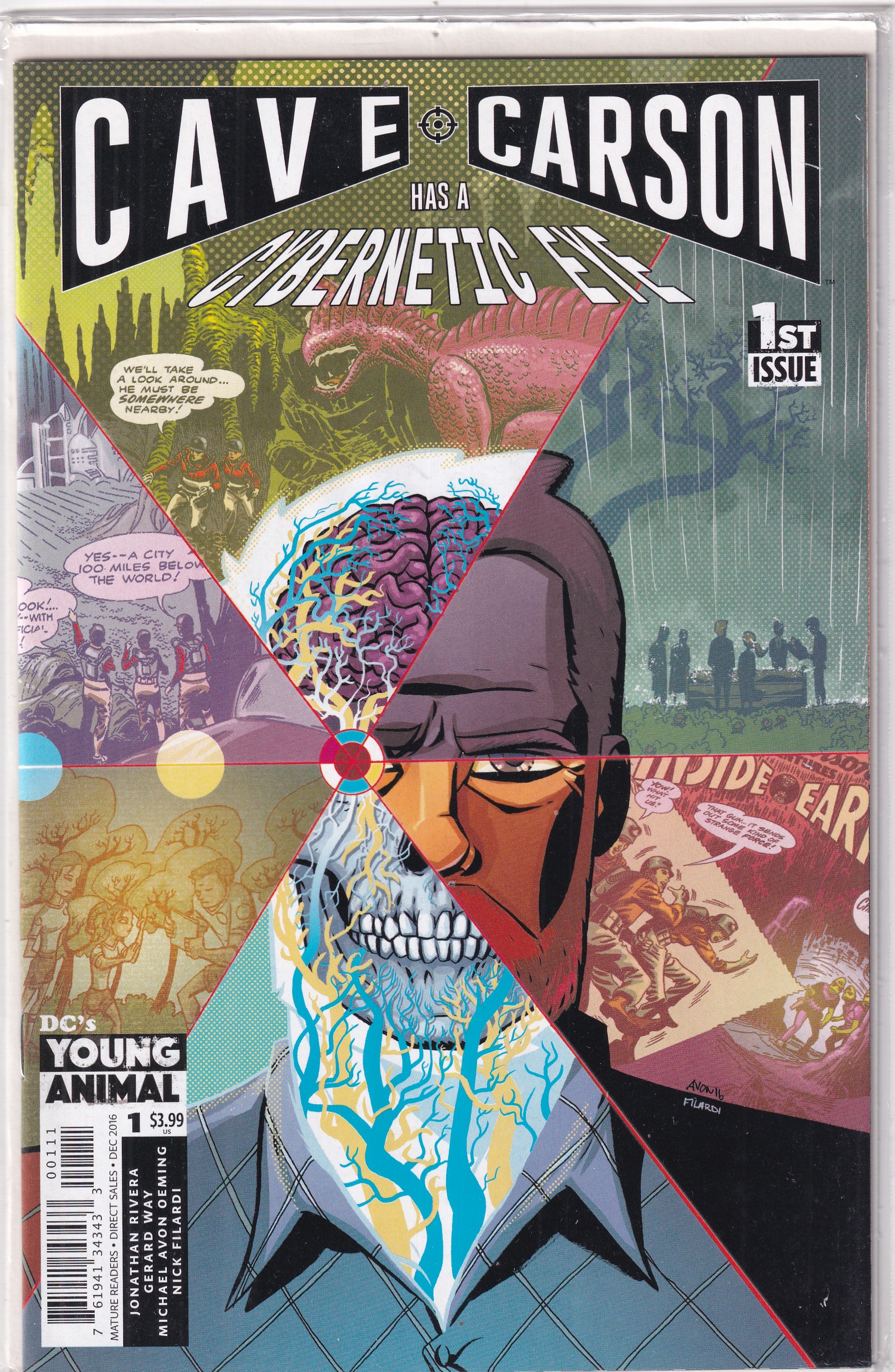 CAVE CARSON HAS A CYBERNETIC EYE #1 - Slab City Comics 