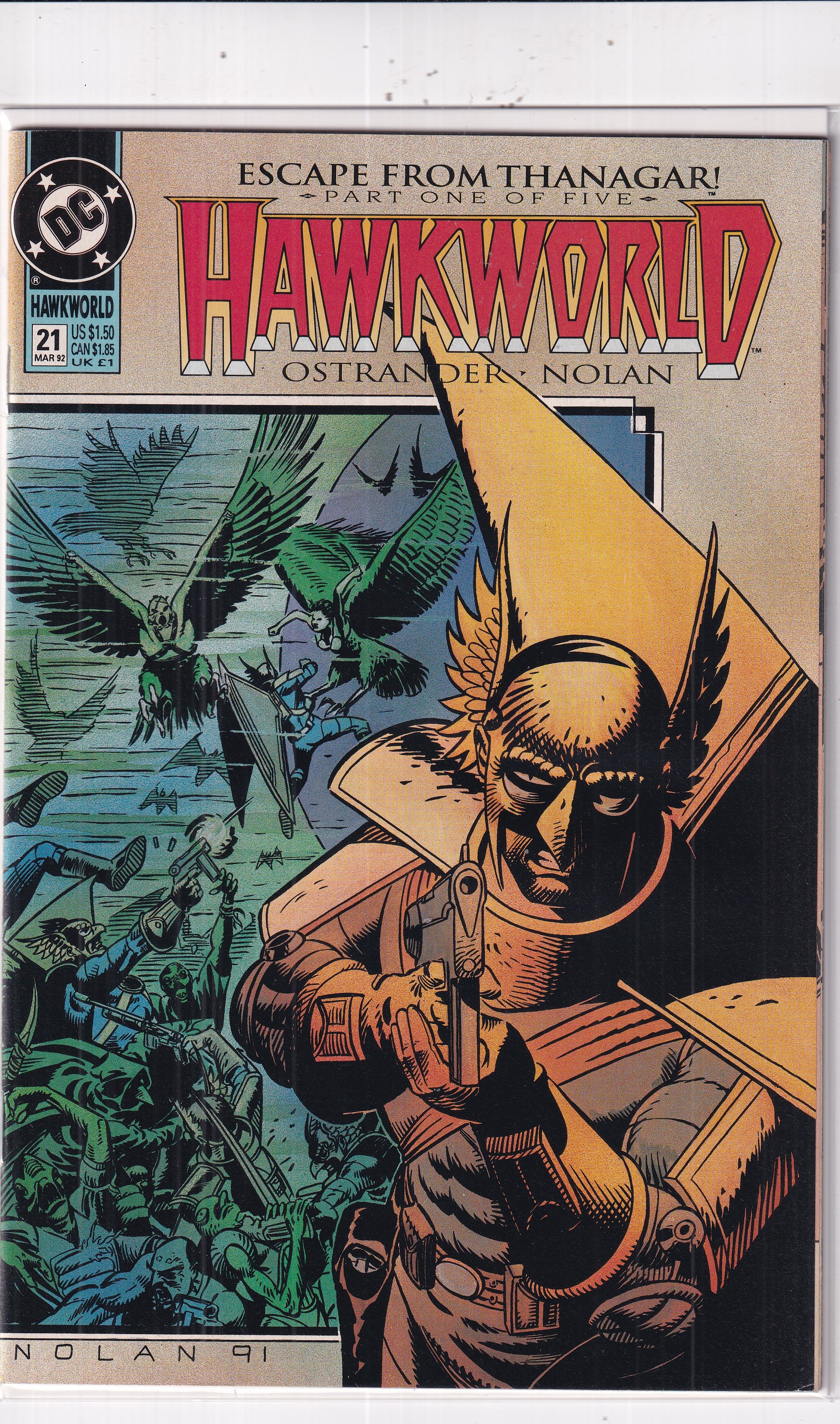 ESCAPE FROM THANAGAR HAWKWORLD #21 - Slab City Comics 