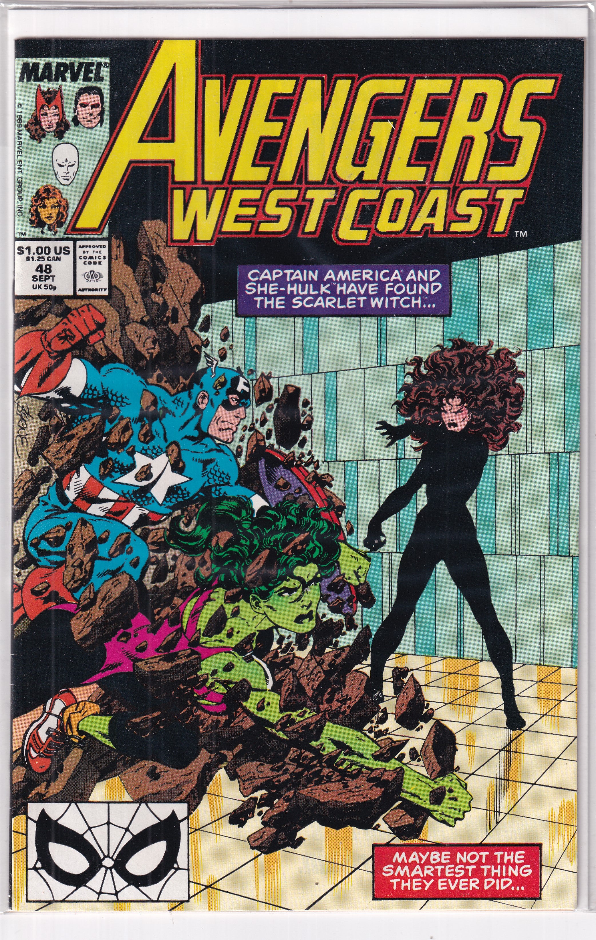 AVENGERS WEST COAST #48 - Slab City Comics 