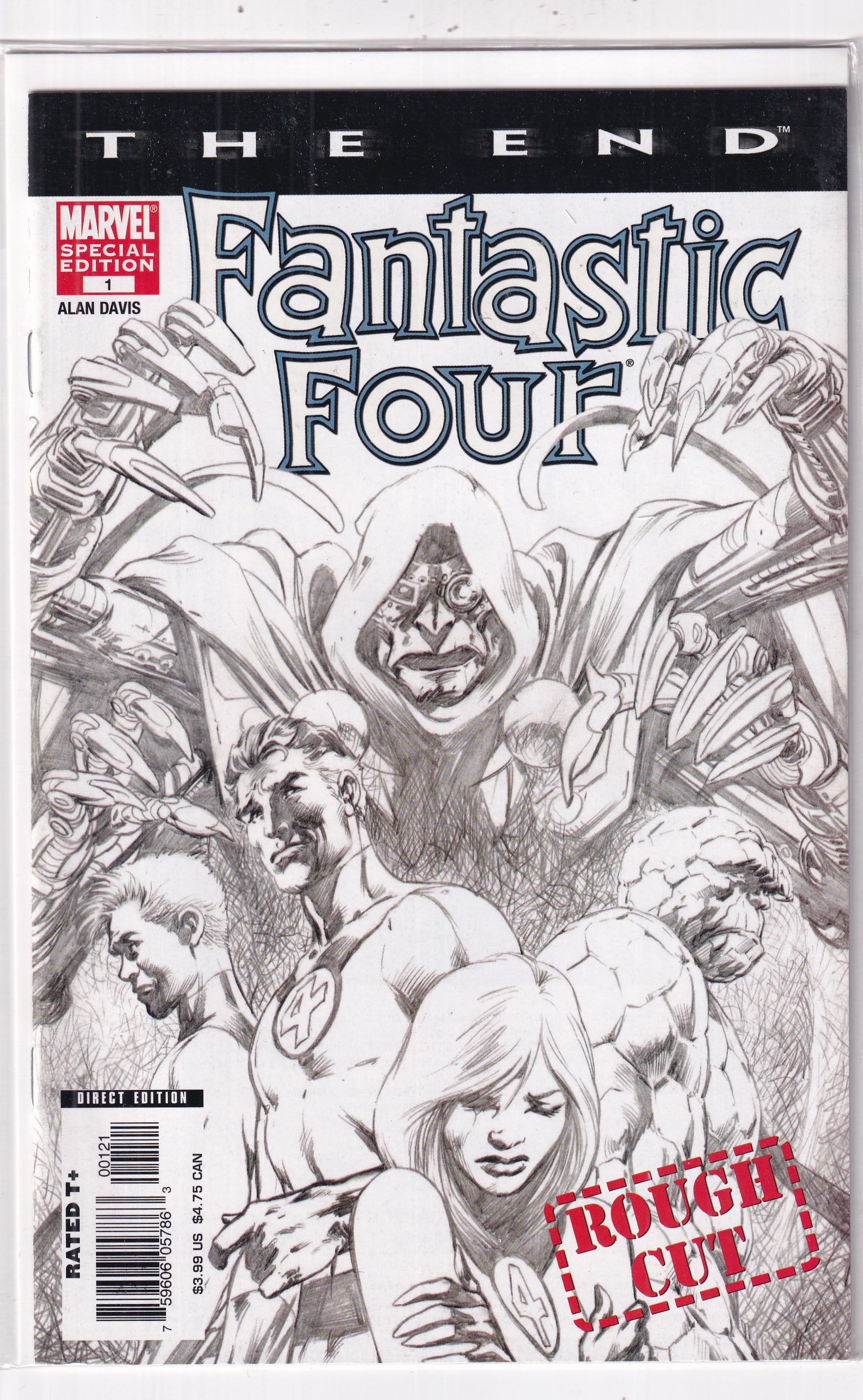 FANTASTIC FOUR #1 THE END SKETCH - Slab City Comics 