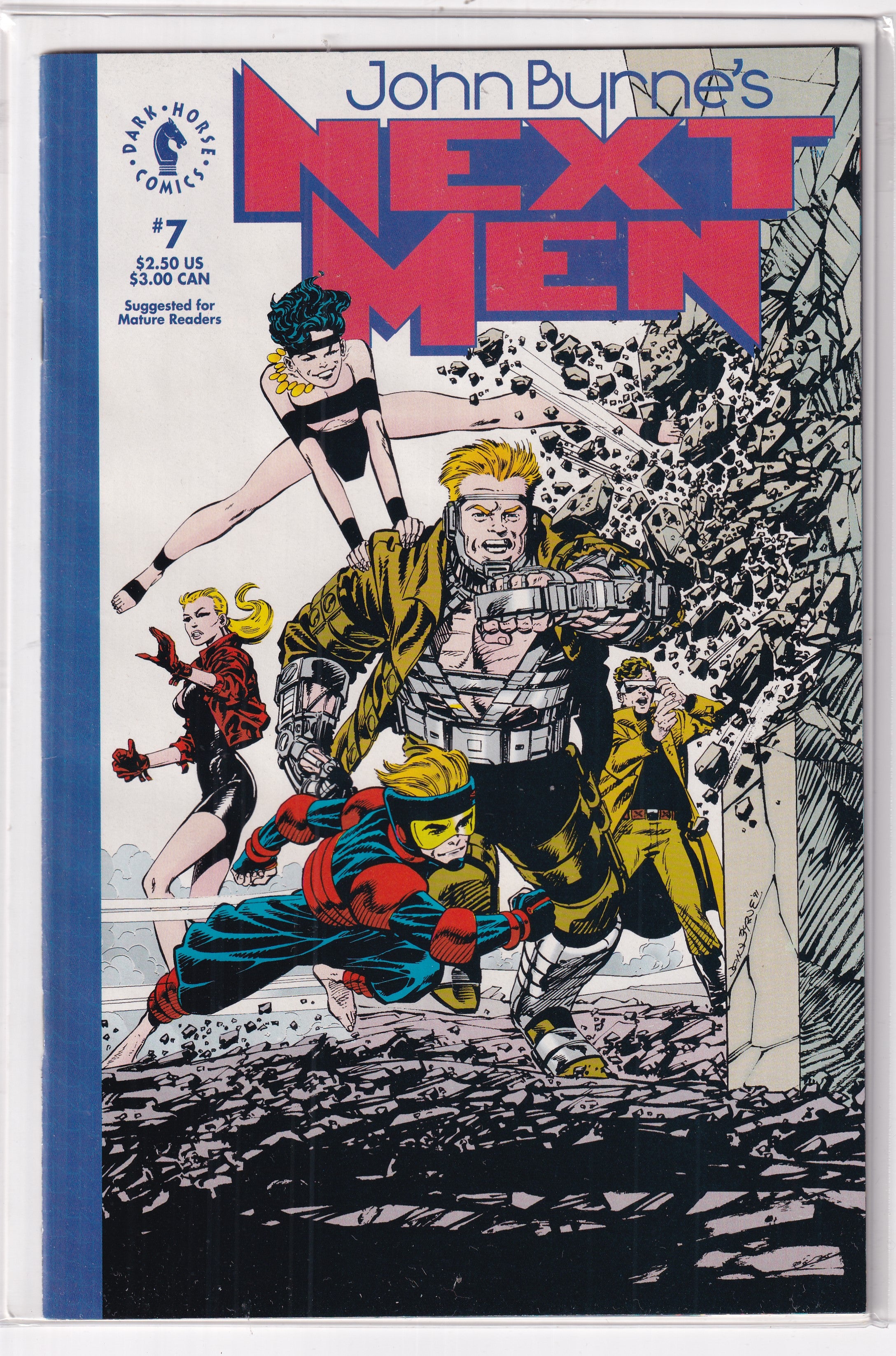 JOHN BYNE'S NEXT MEN #7 - Slab City Comics 