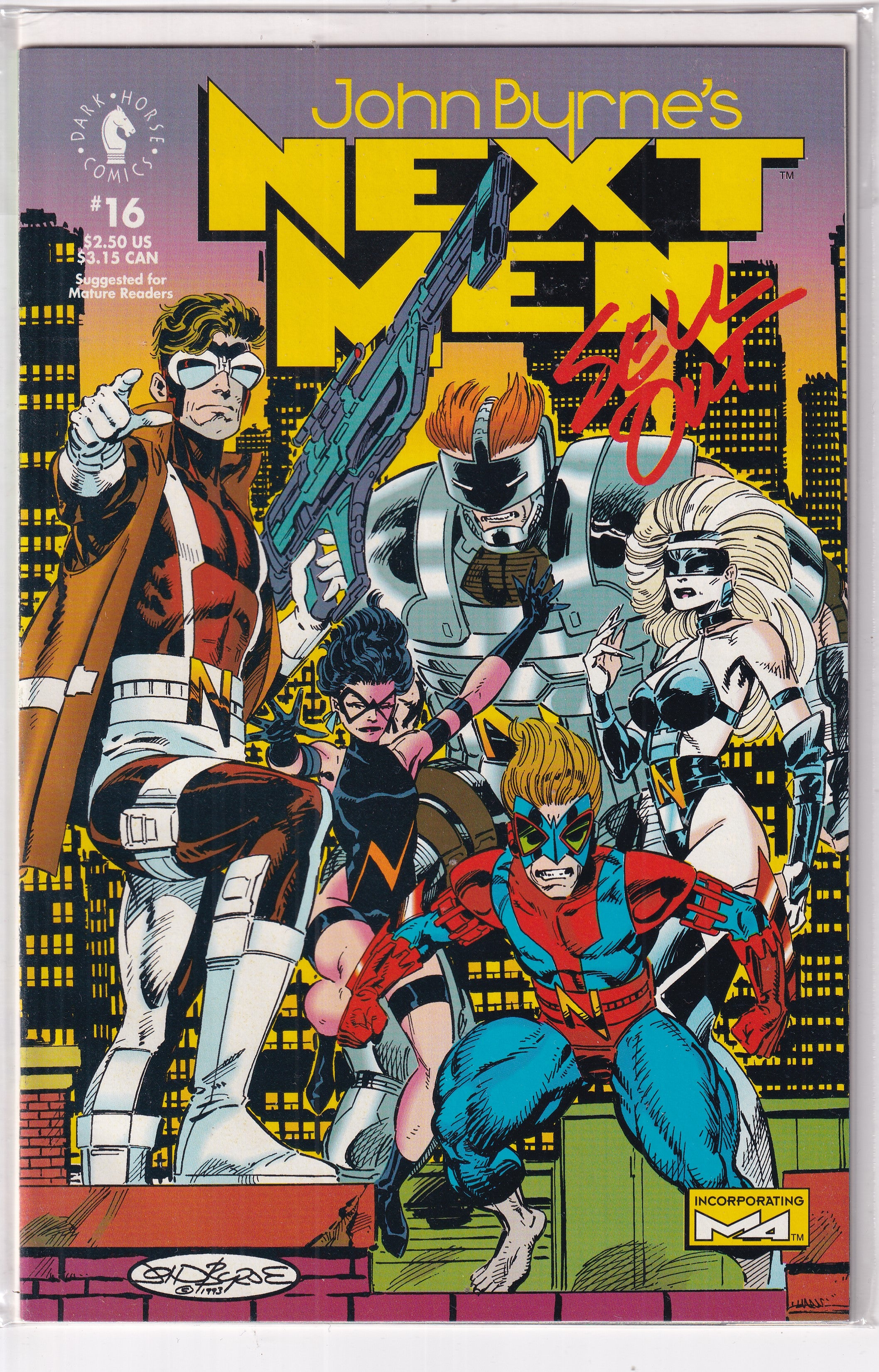 JOHN BYNE'S NEXT MEN #16 - Slab City Comics 